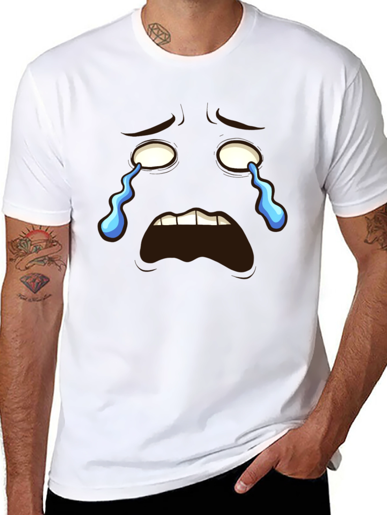 Crying Emoji T-Shirt - Express Yourself