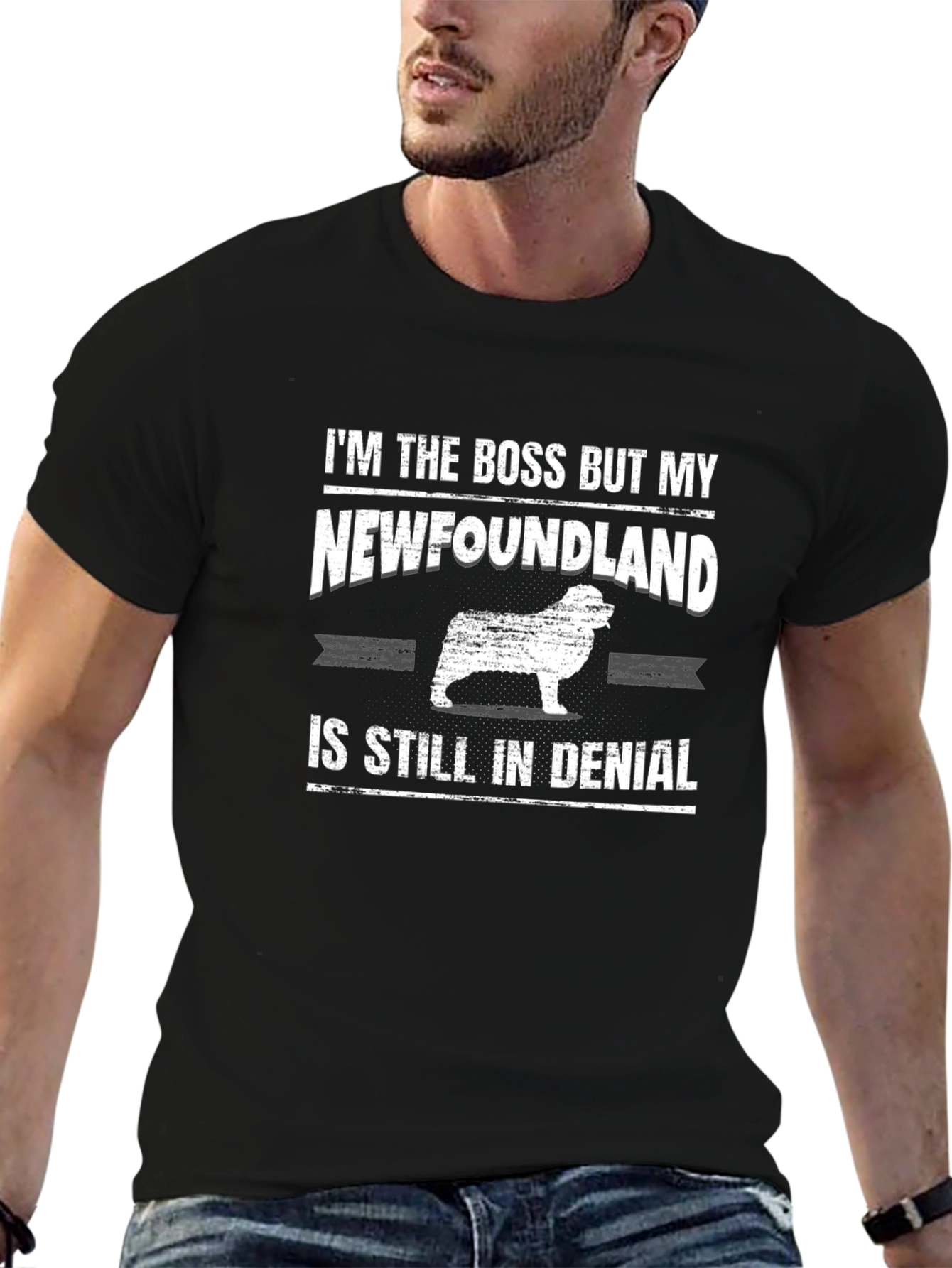 Newfoundland Dog Boss T-Shirt Pet Lover Tee