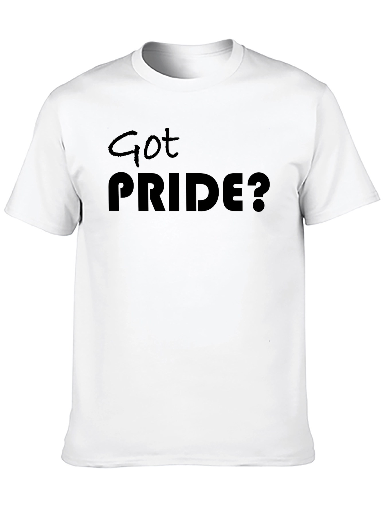 Got Pride? Black Crew Neck T-Shirt