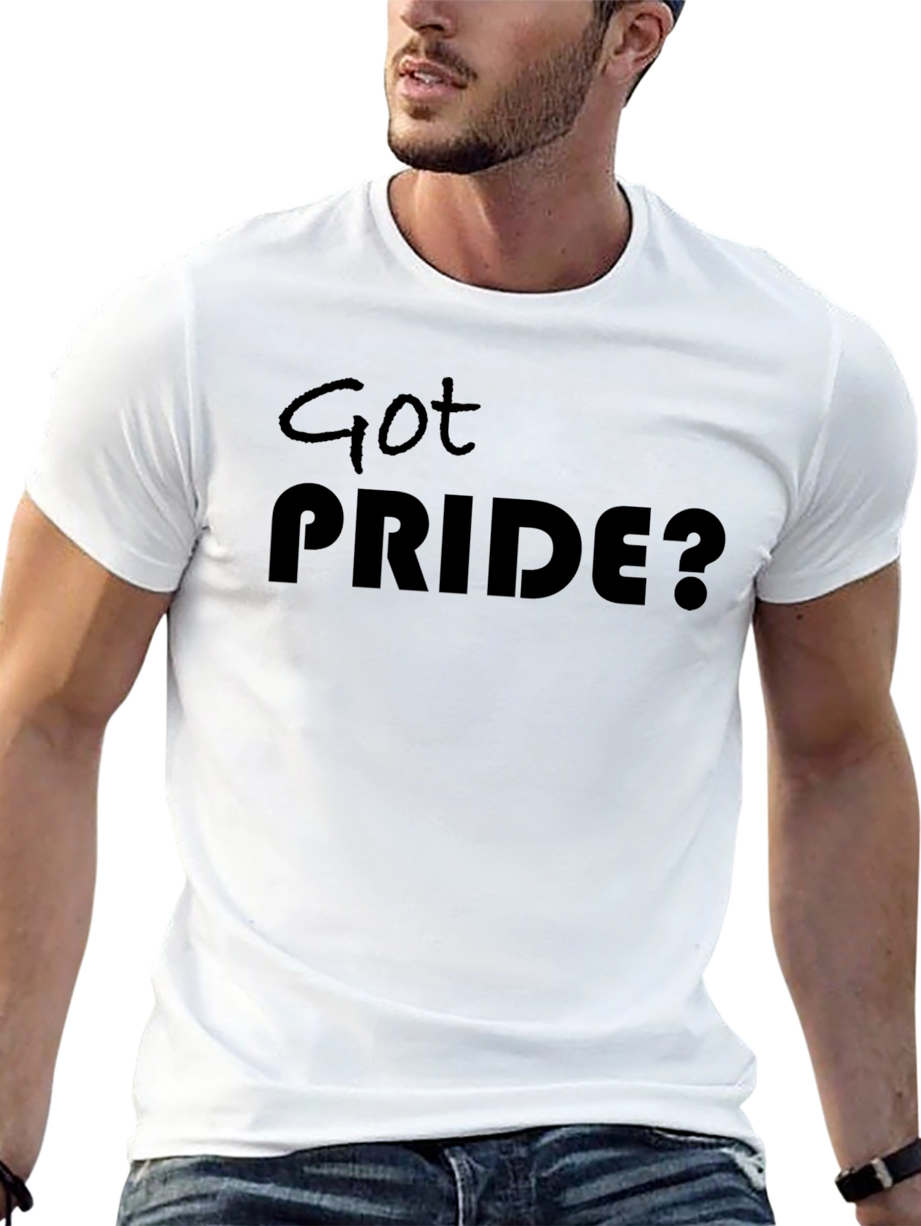 Got Pride? Black Crew Neck T-Shirt