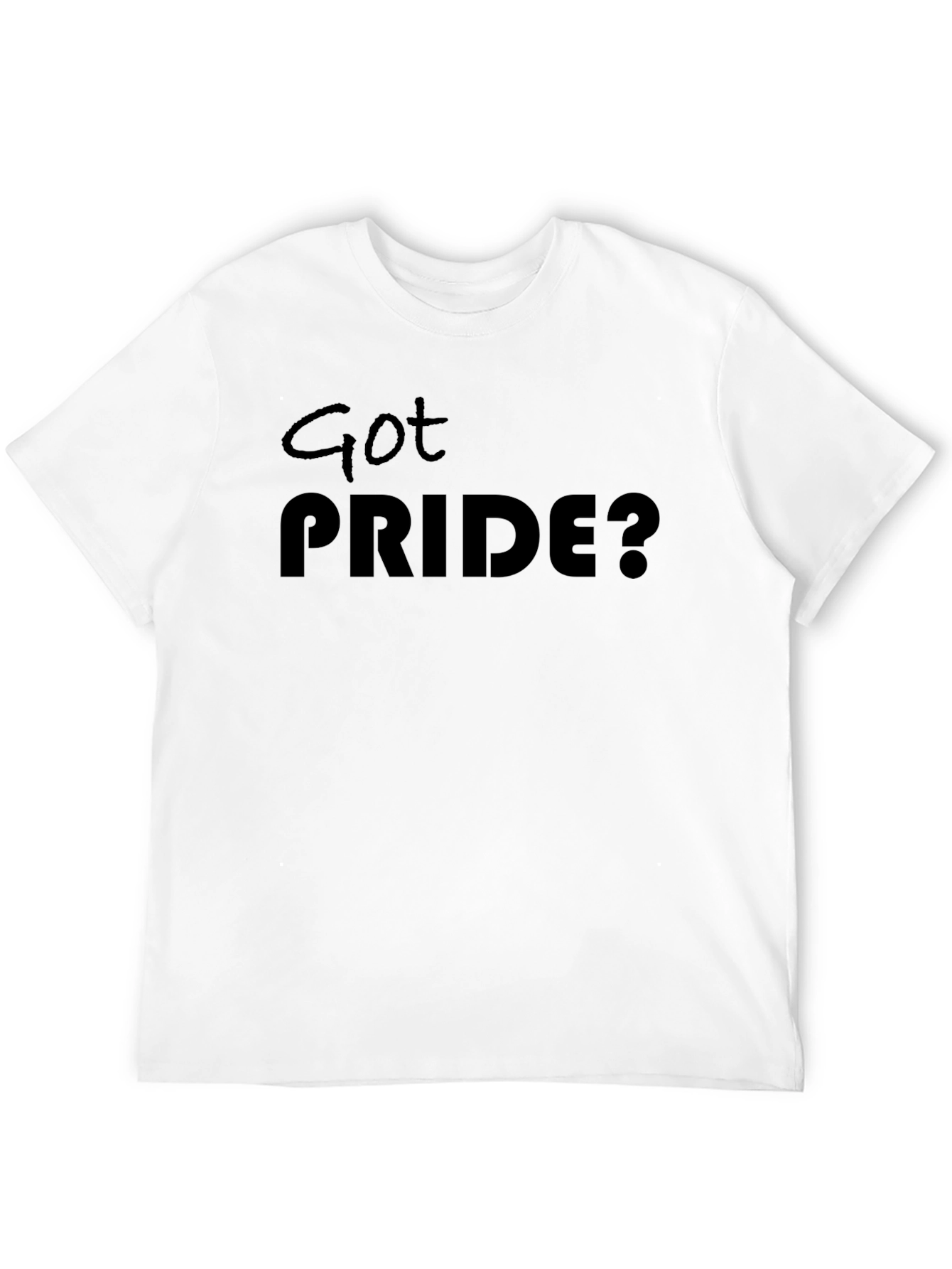 Got Pride? Black Crew Neck T-Shirt