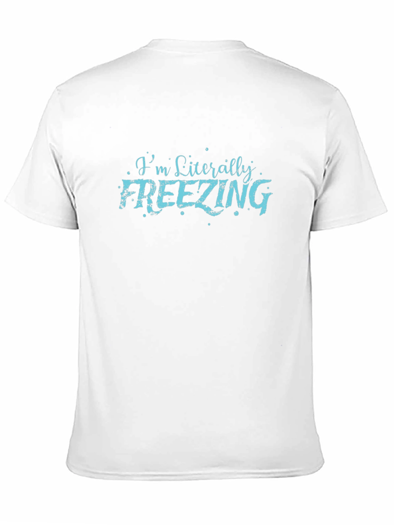 Im Literally Freezing Mens Black T-Shirt