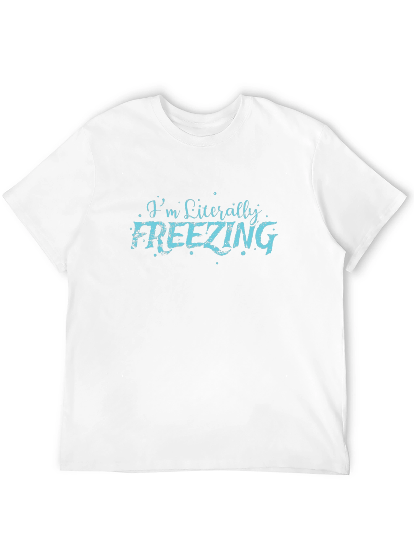 Im Literally Freezing Mens Black T-Shirt