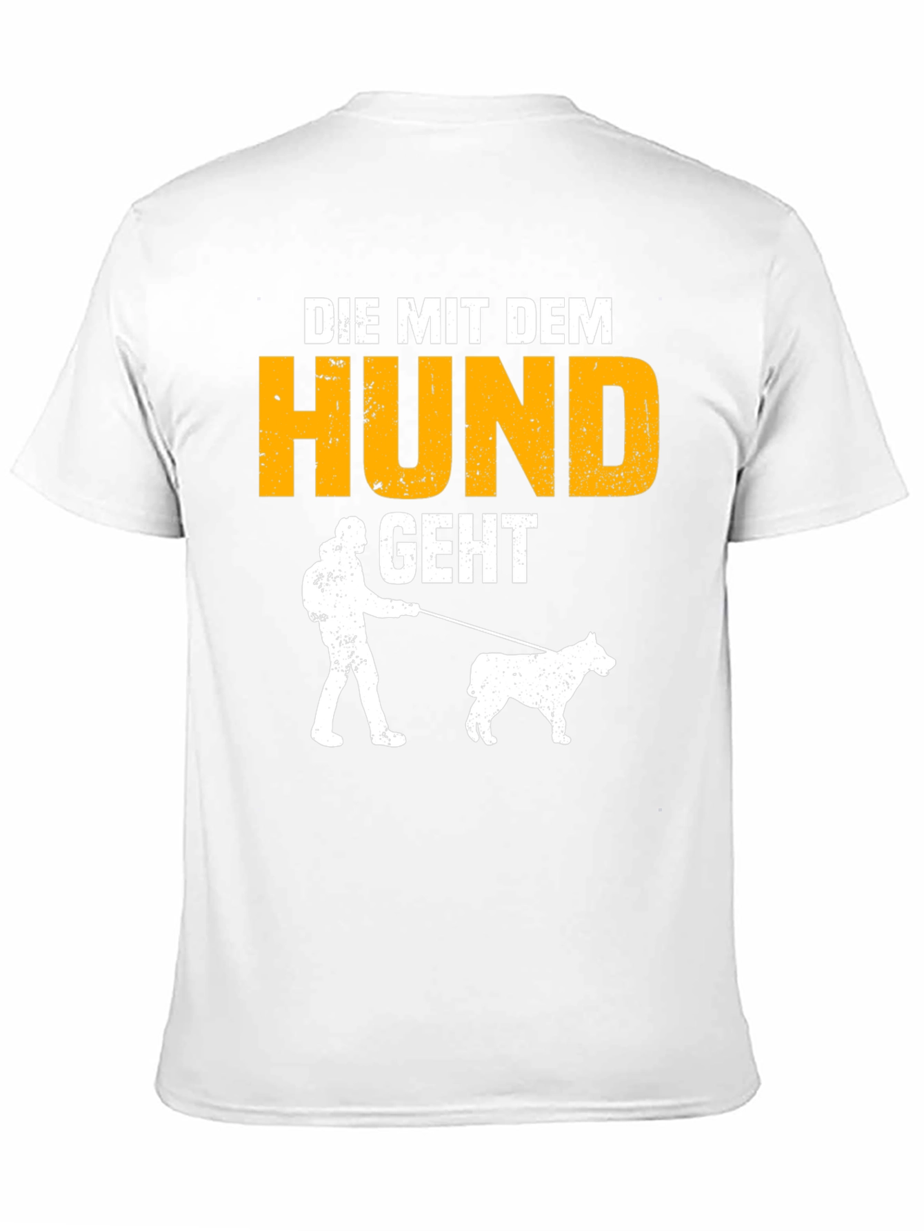 Dog Walker T-Shirt: Die Mit Dem Hund Geht
