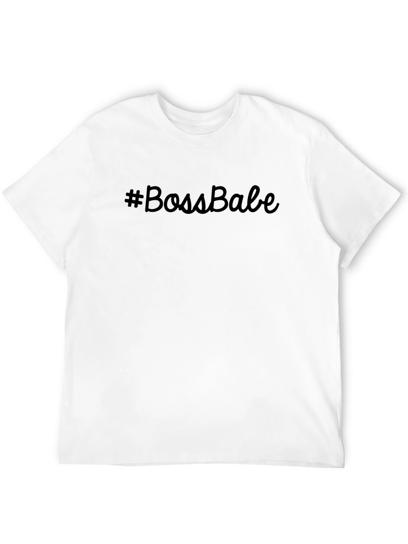#BossBabe Black T-Shirt - Stylish & Empowering