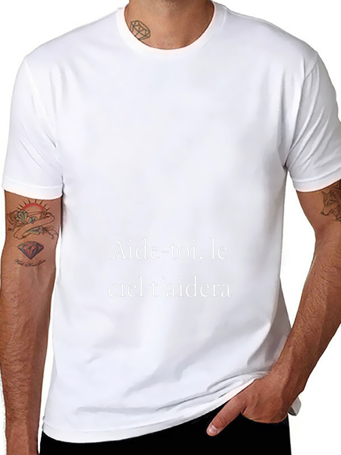 Aide-toi le ciel taidera Black T-Shirt