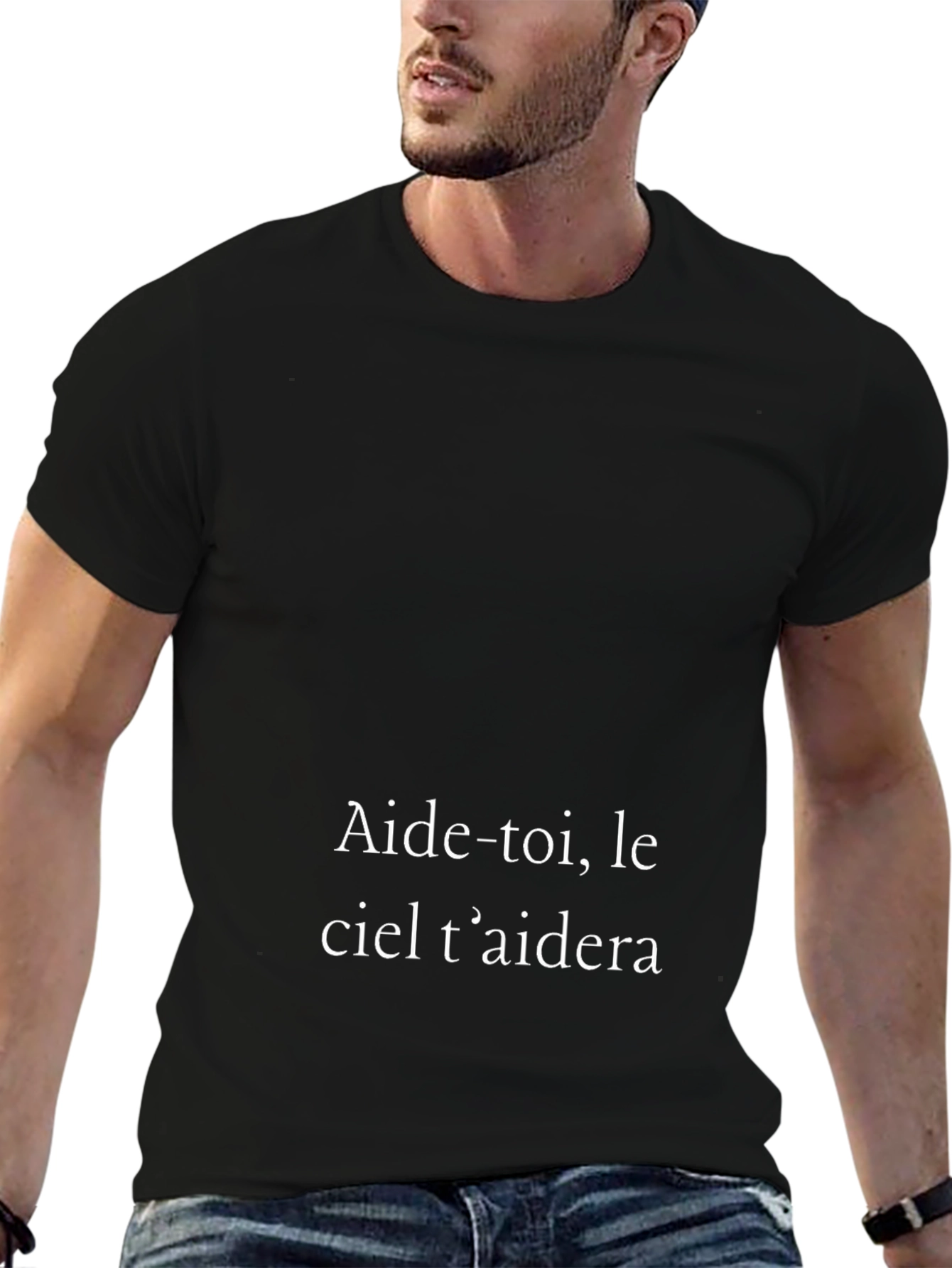 Aide-toi le ciel taidera Black T-Shirt