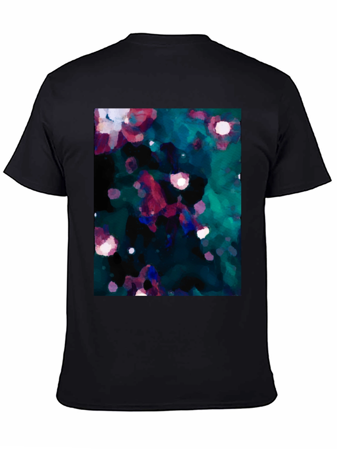 Abstract Floral Graphic Print T-Shirt