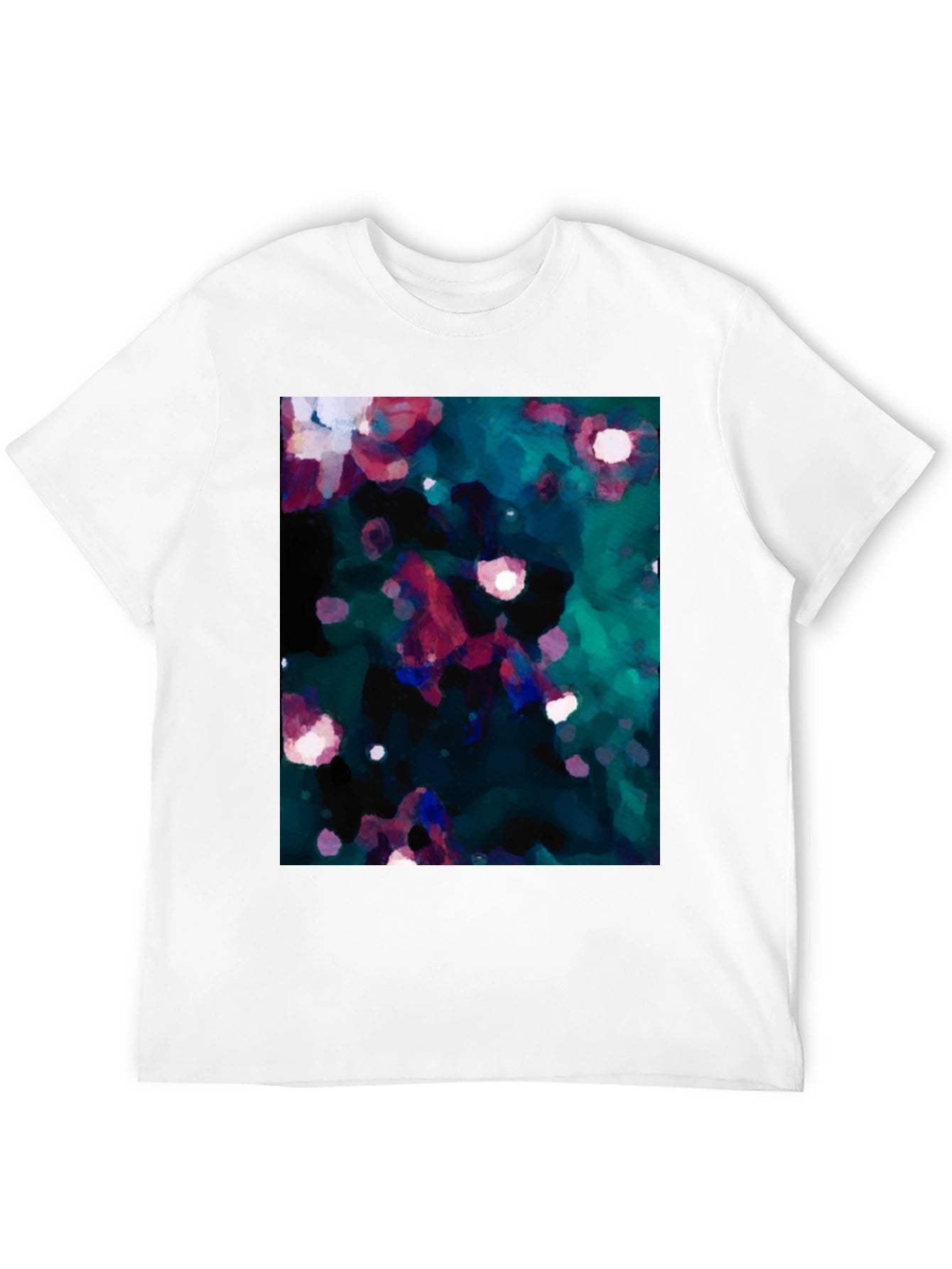 Abstract Floral Graphic Print T-Shirt