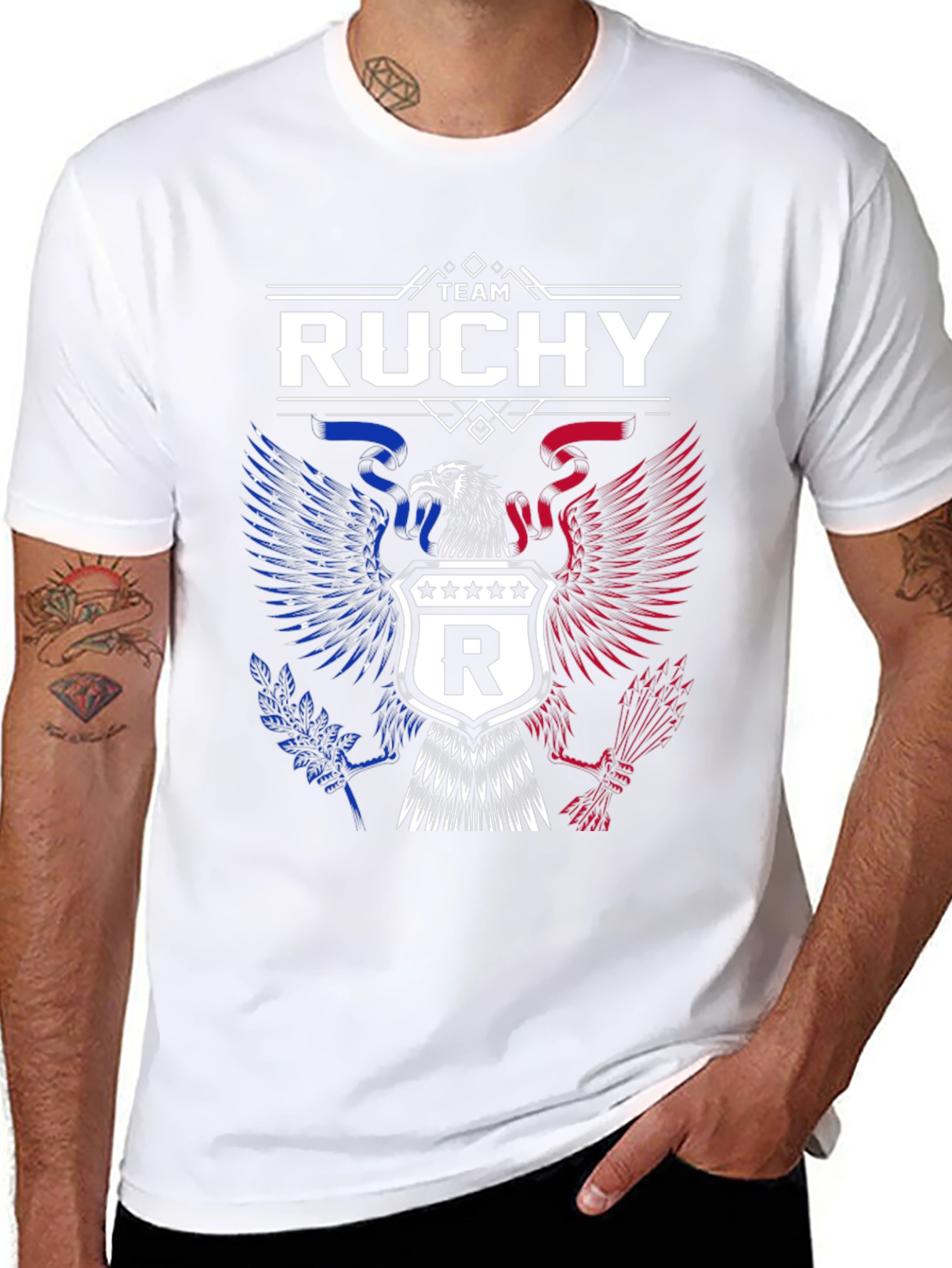 Team Ruchy Patriotic Eagle T-Shirt