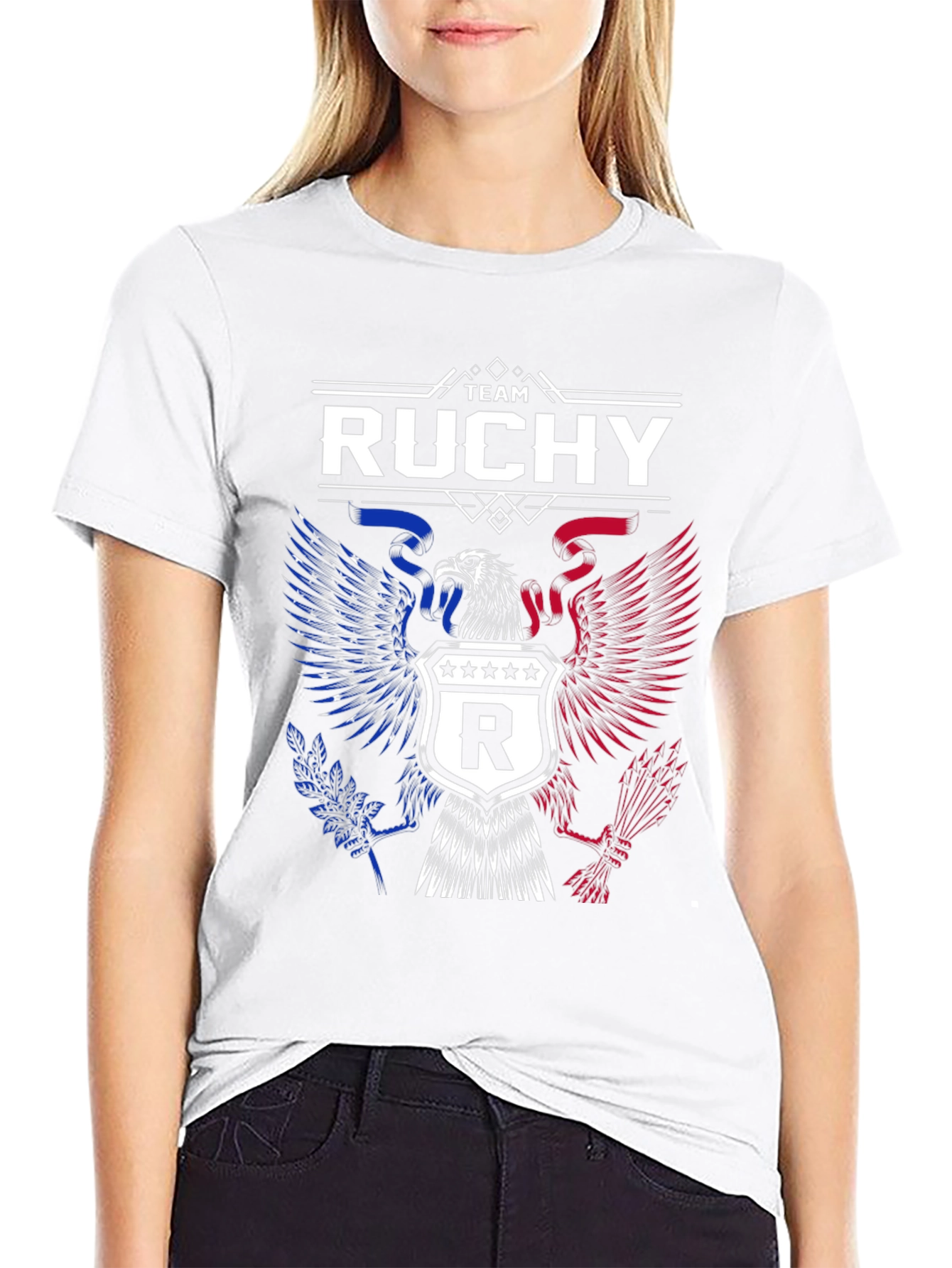 Team Ruchy Patriotic Eagle T-Shirt