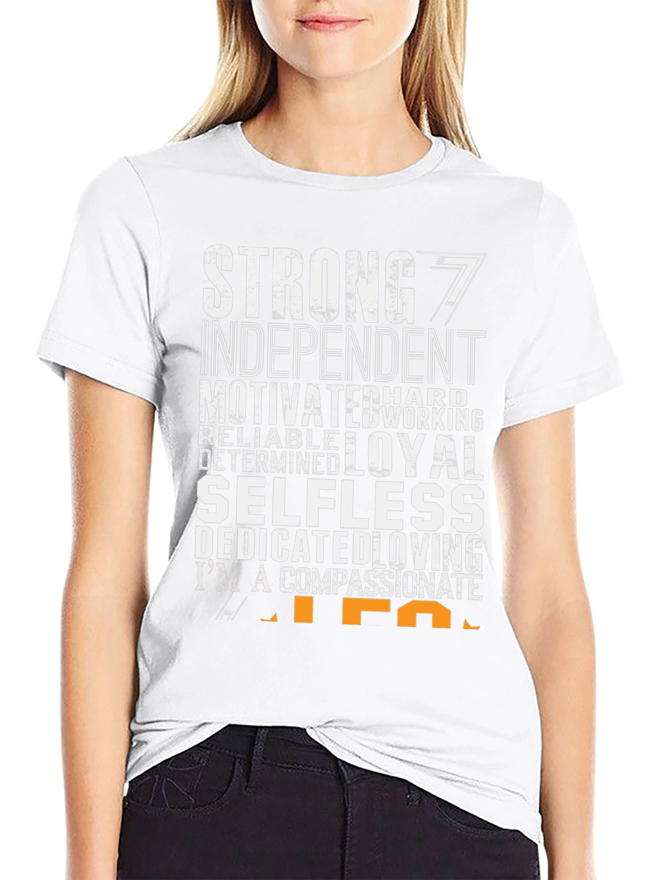 Strong Man Black Graphic T-Shirt