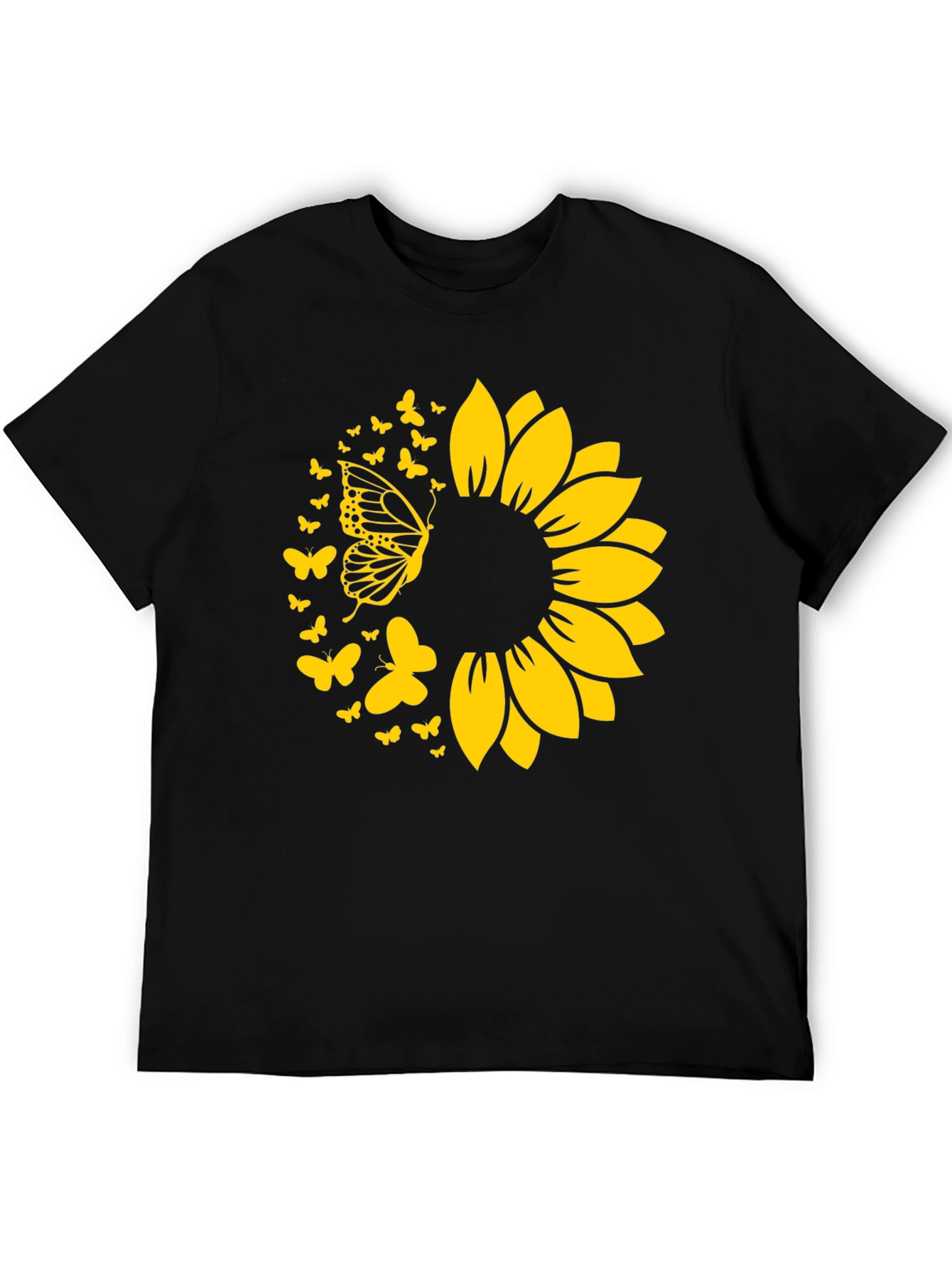 Sunflower Butterfly Graphic Tee