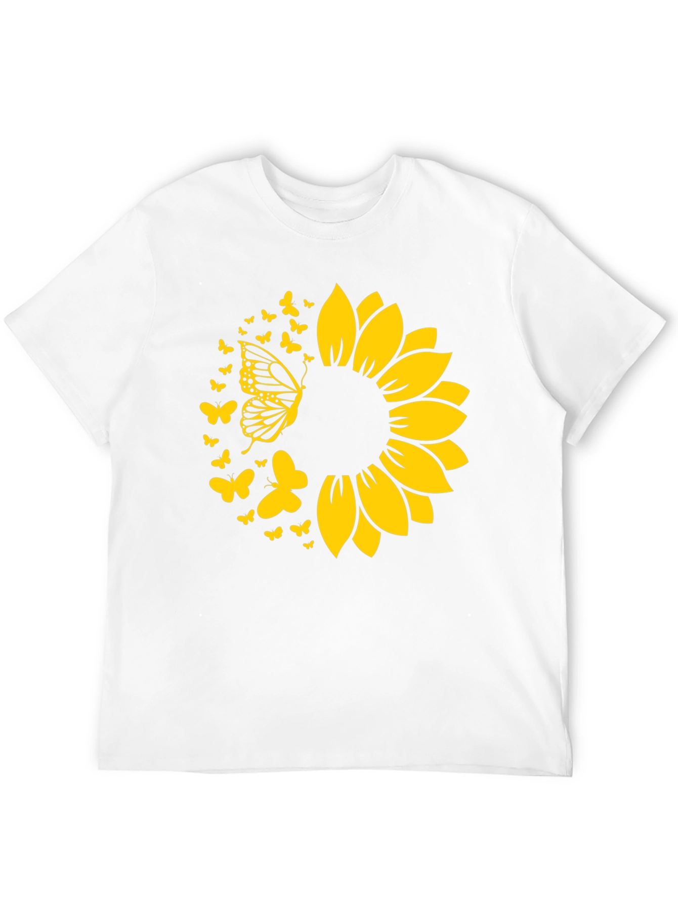 Sunflower Butterfly Graphic Tee