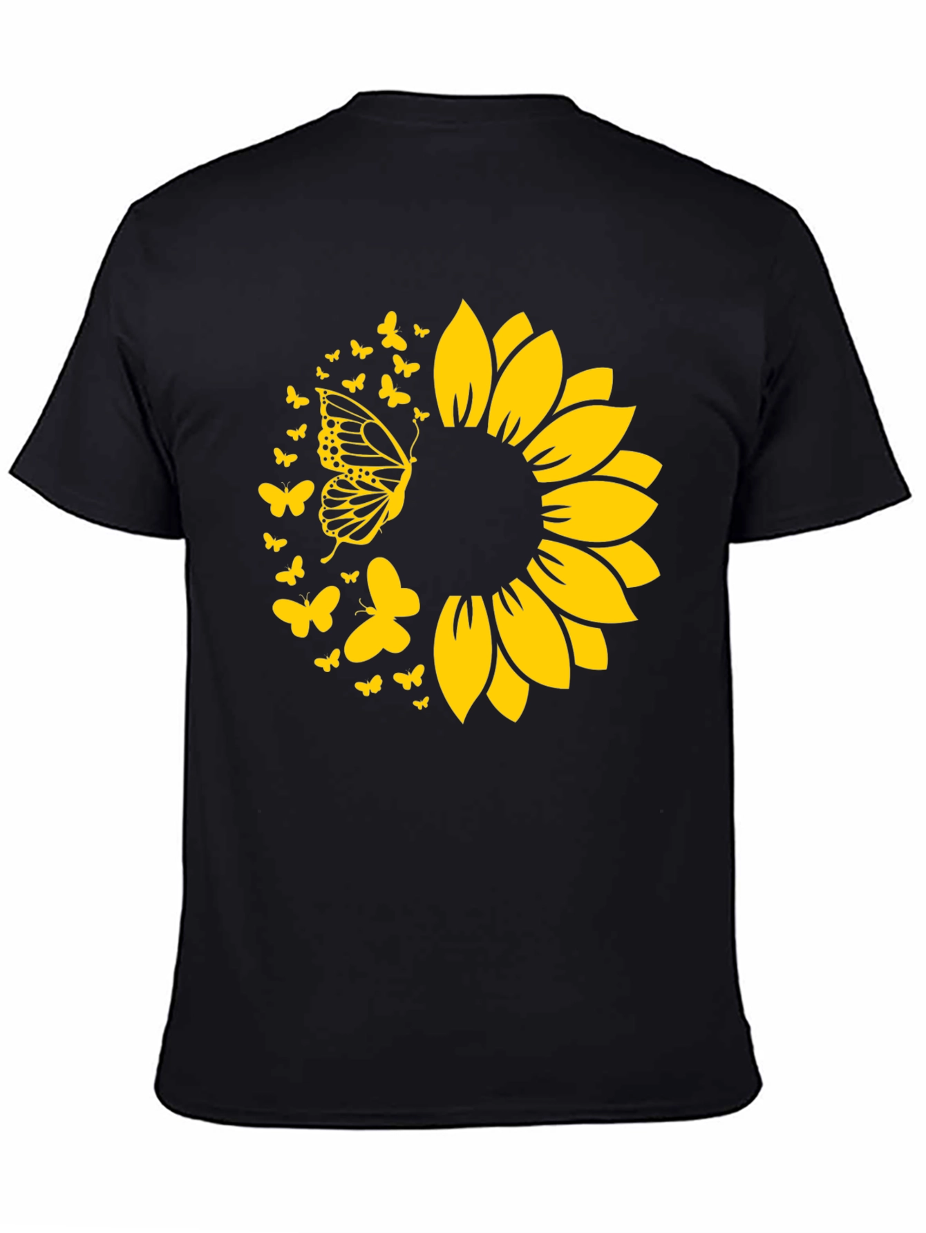 Sunflower Butterfly Graphic Tee
