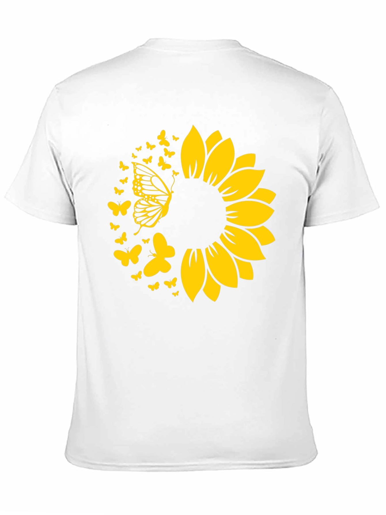 Sunflower Butterfly Graphic Tee