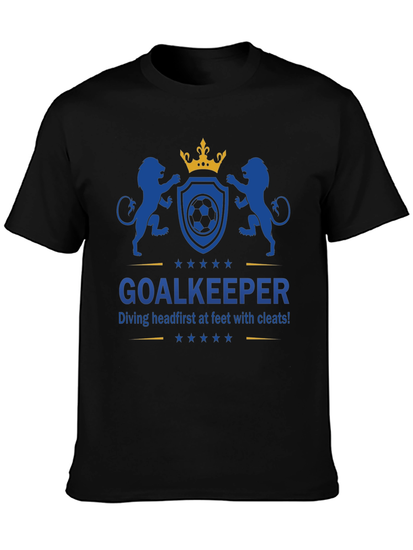 Goalkeeper Soccer Graphic Tee - Dive First!