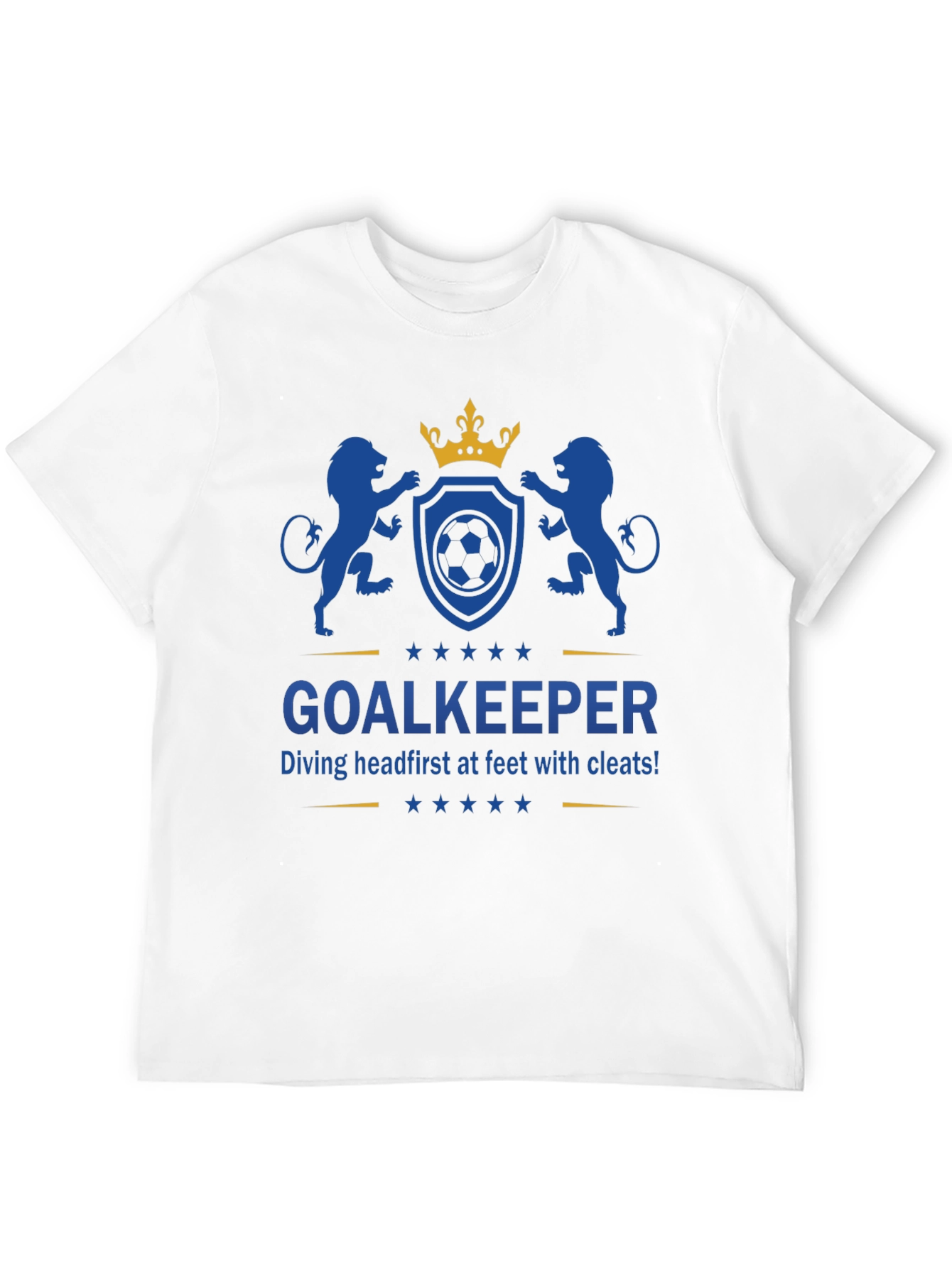 Goalkeeper Soccer Graphic Tee - Dive First!