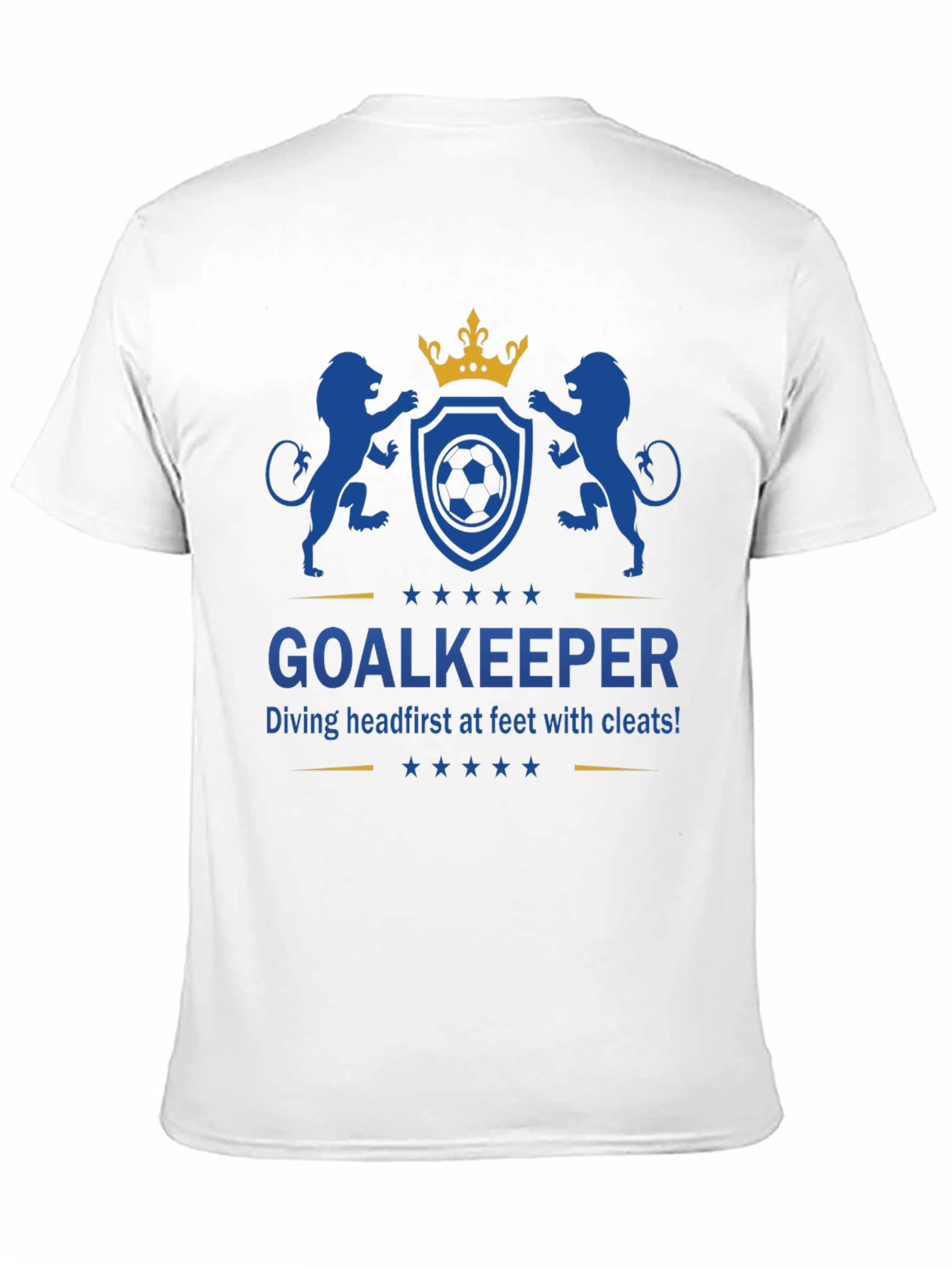 Goalkeeper Soccer Graphic Tee - Dive First!