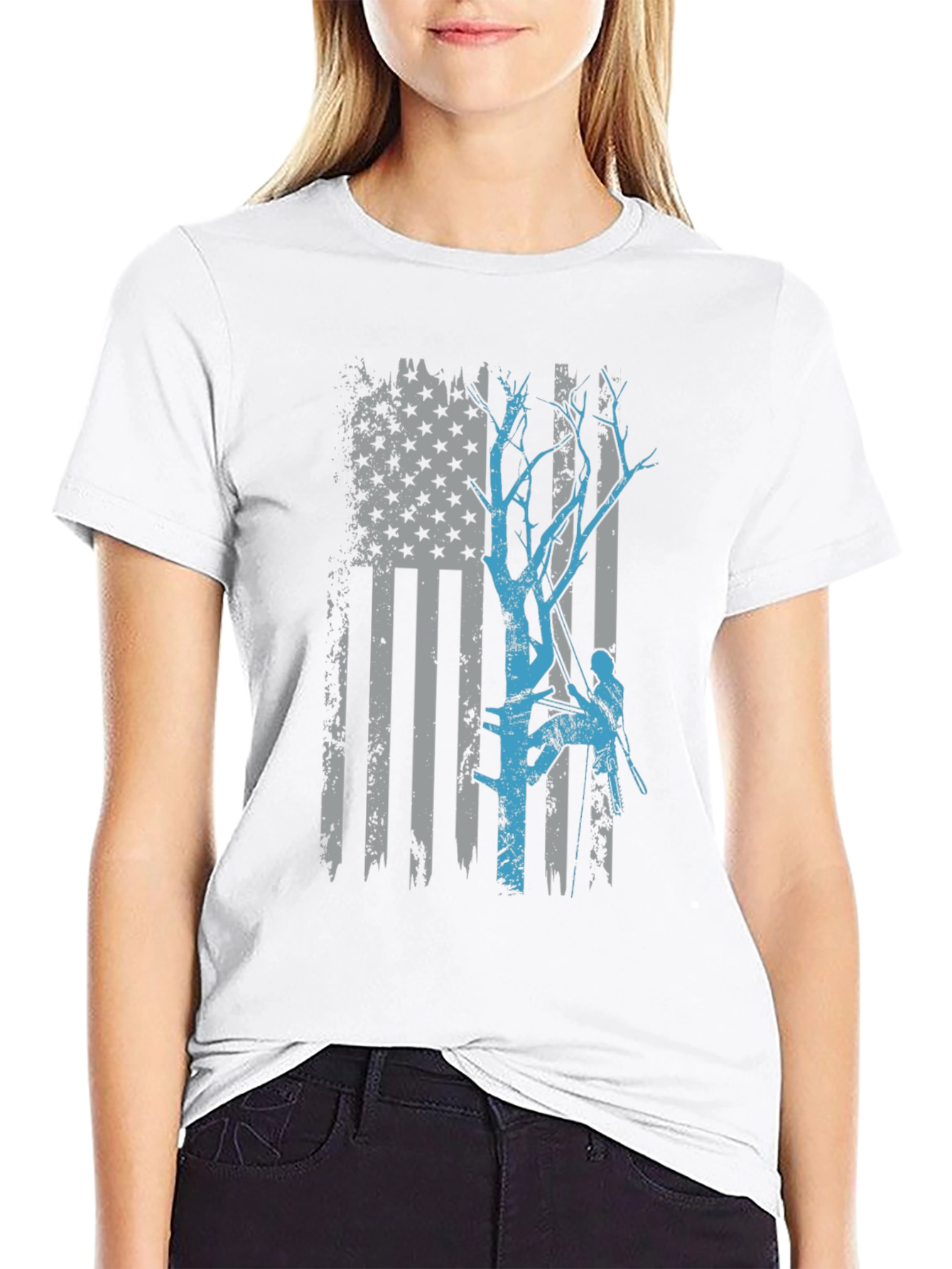 Arborist American Flag T-Shirt
