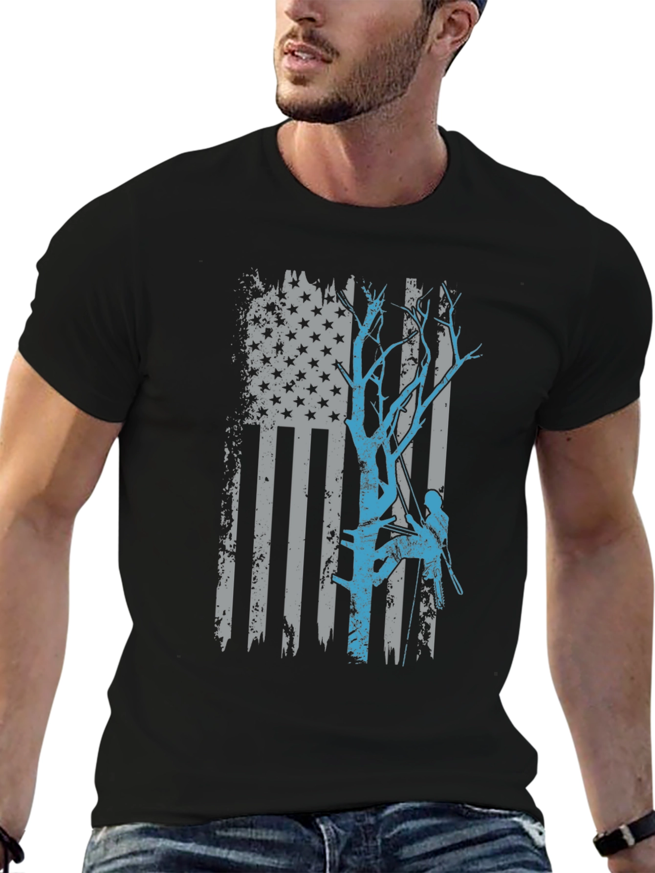Arborist American Flag T-Shirt