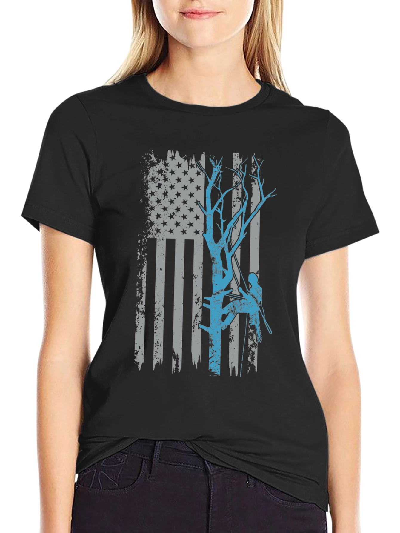 Arborist American Flag T-Shirt