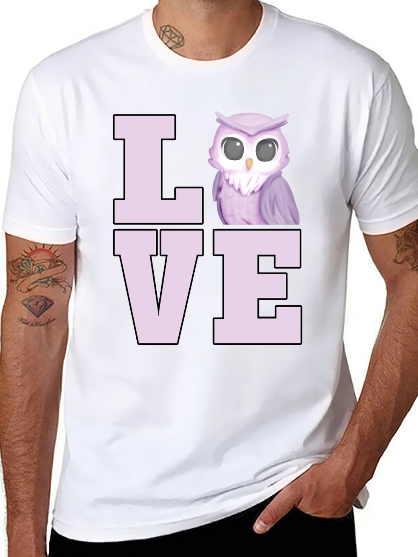 Owl Love T-Shirt - Cute Bird Lover Tee