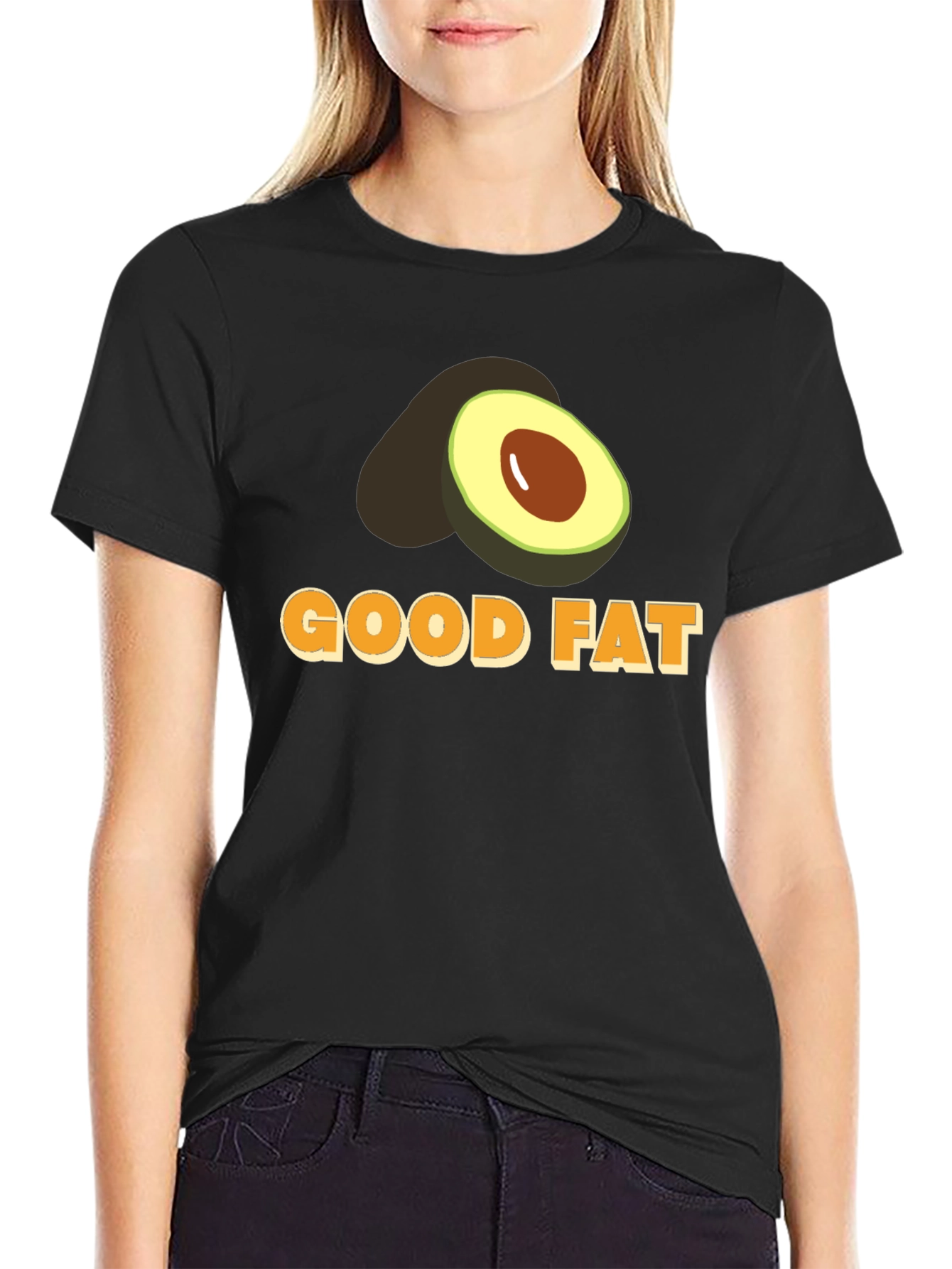 Good Fat Avocado Graphic T-Shirt