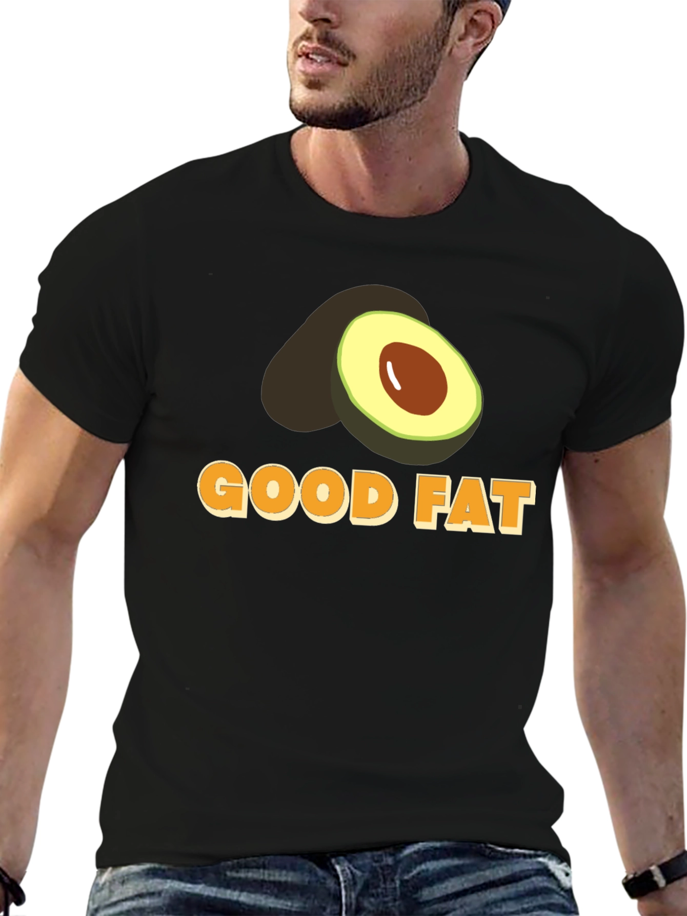 Good Fat Avocado Graphic T-Shirt