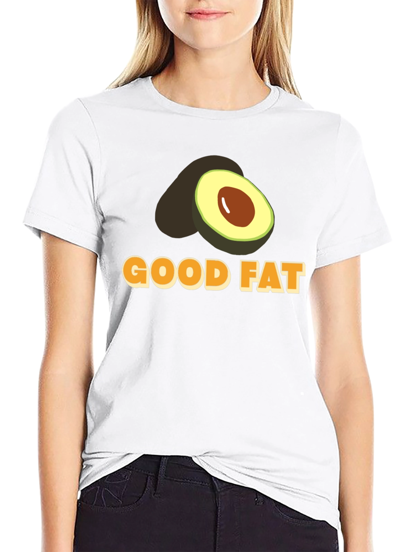Good Fat Avocado Graphic T-Shirt