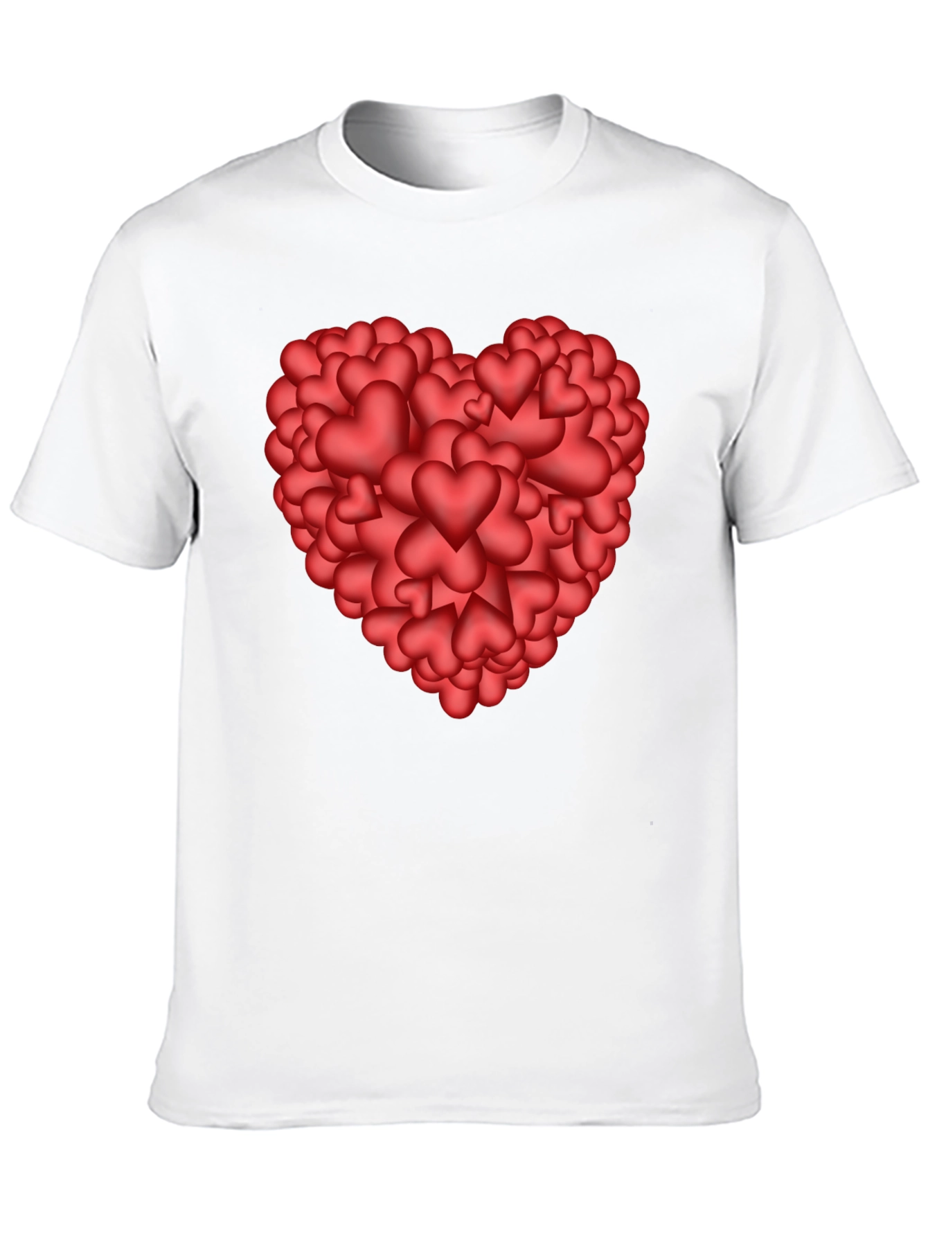 Heart of Hearts Graphic Tee - Black Casual Shirt
