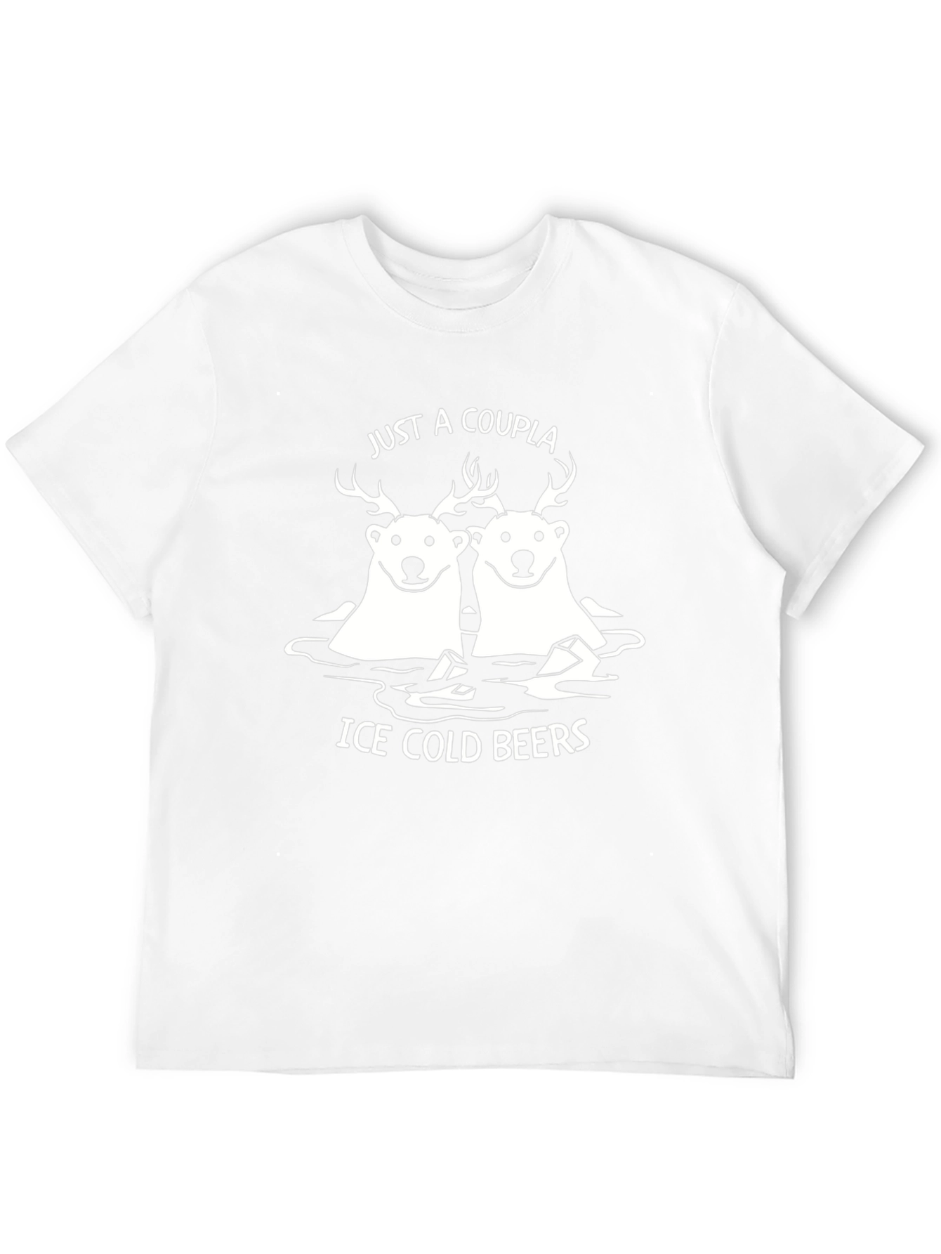 Ice Cold Beers T-Shirt Funny Couple Graphic Tee