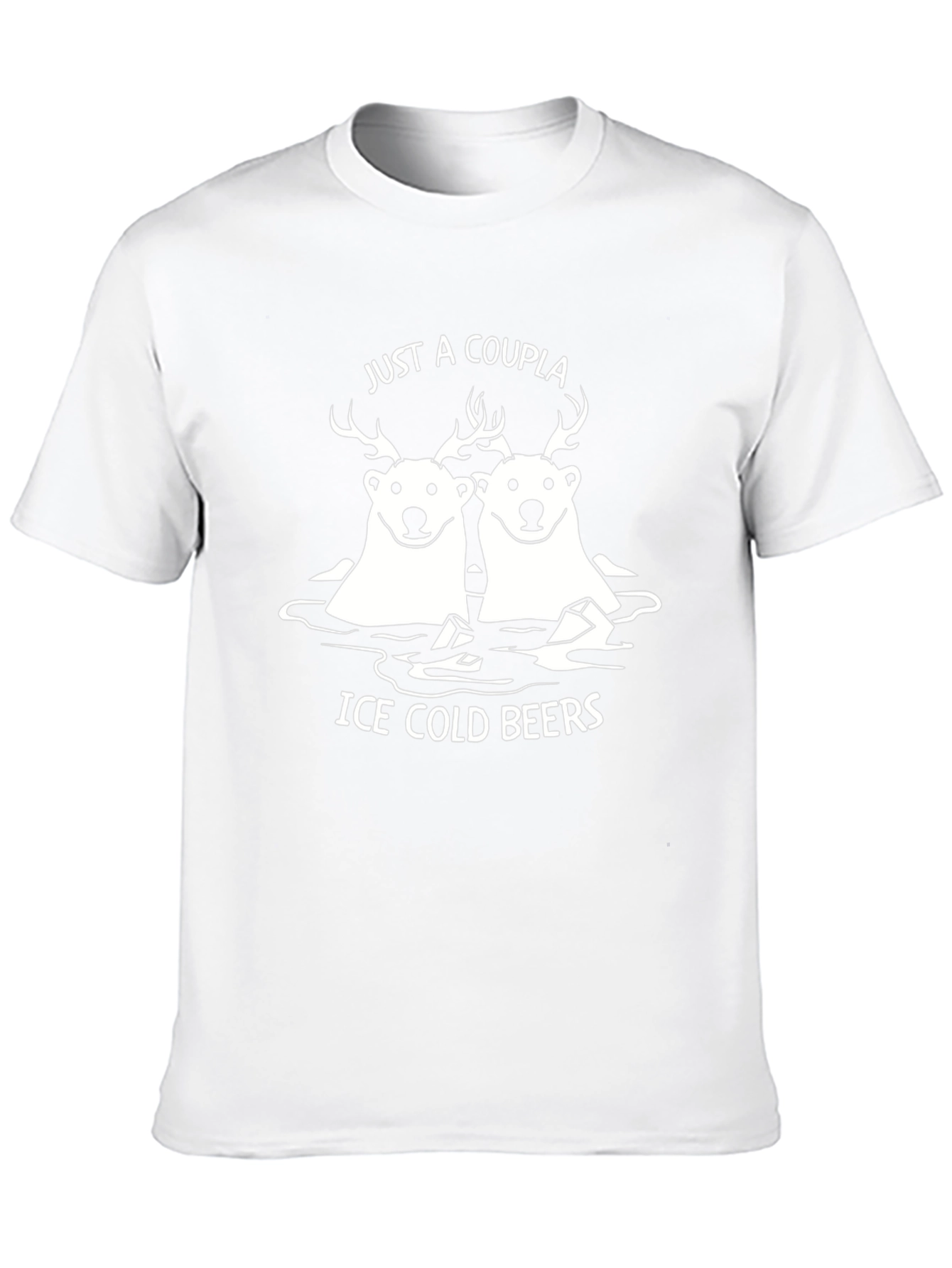 Ice Cold Beers T-Shirt Funny Couple Graphic Tee