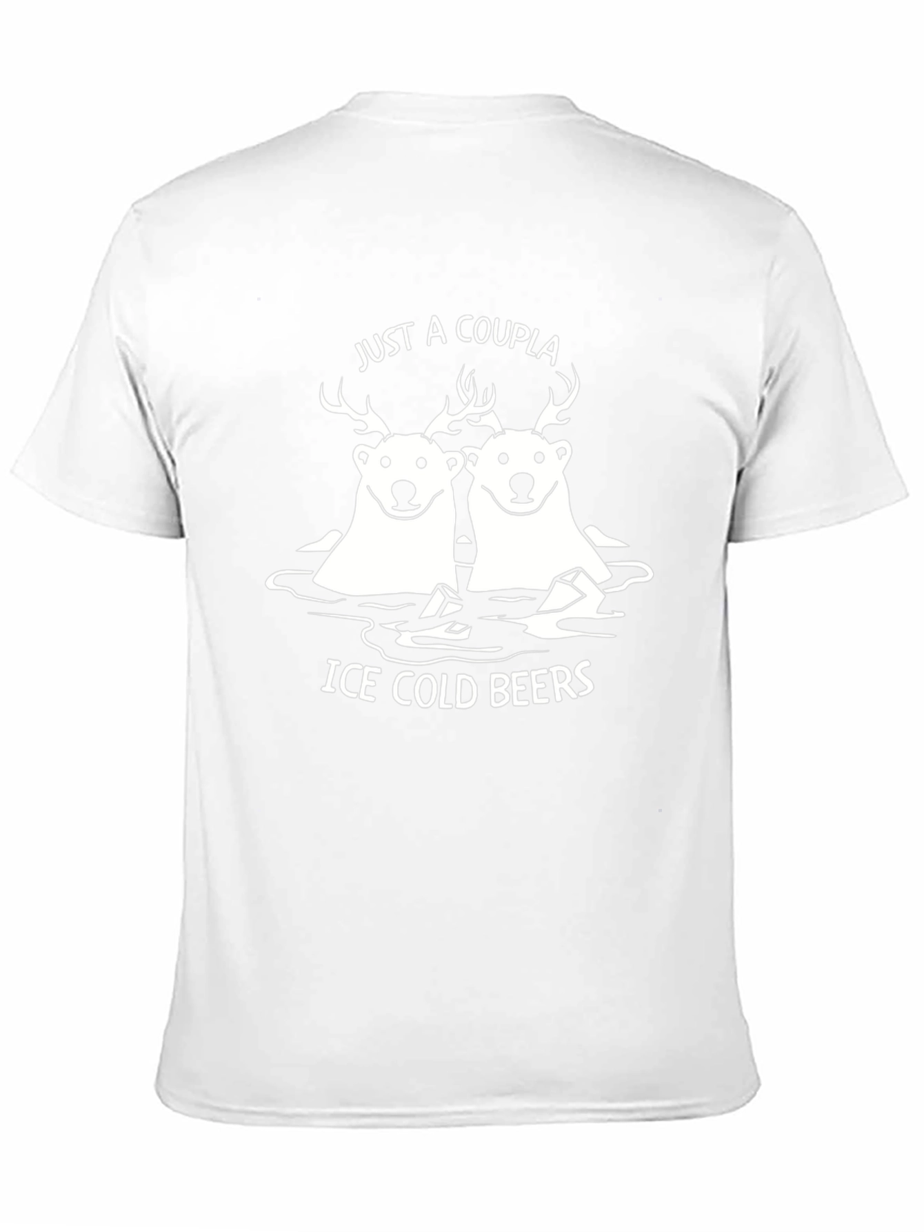 Ice Cold Beers T-Shirt Funny Couple Graphic Tee