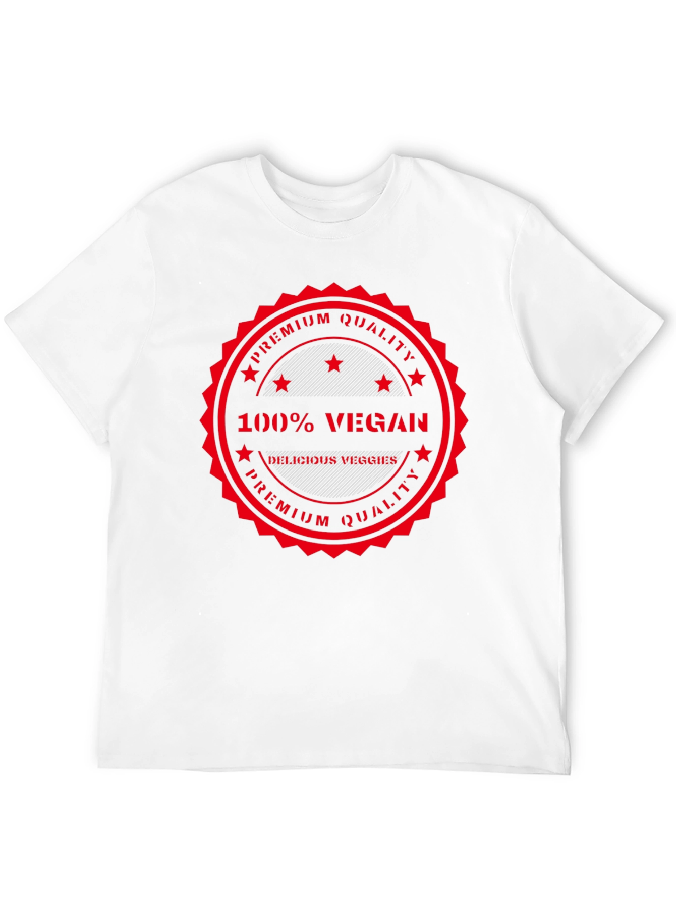 100% Vegan Premium Quality Black T-Shirt