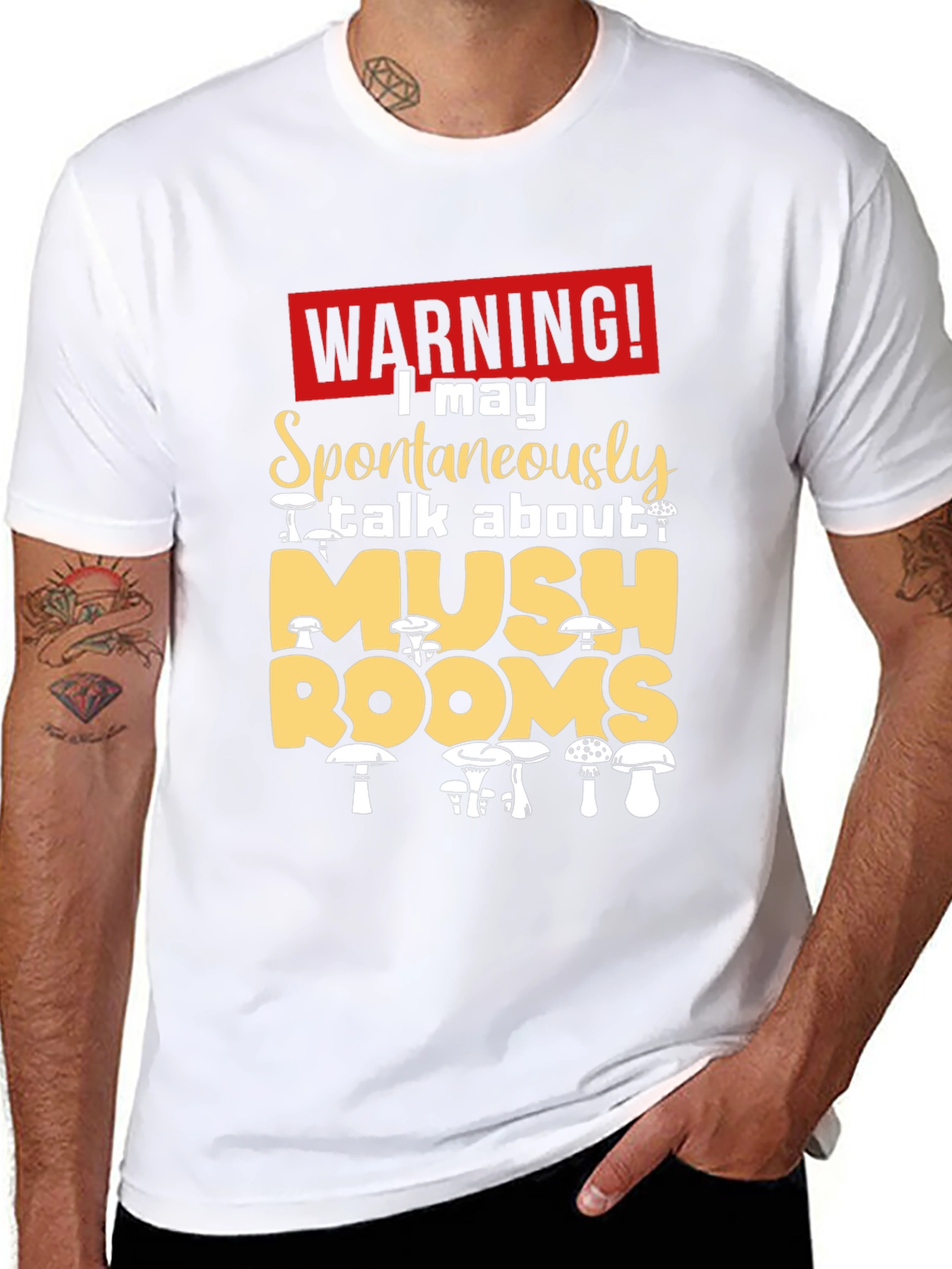 Mushroom Lovers Warning T-Shirt