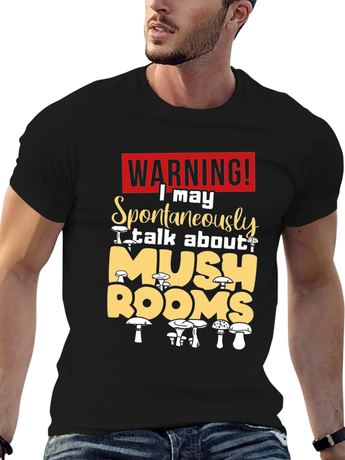 Mushroom Lovers Warning T-Shirt