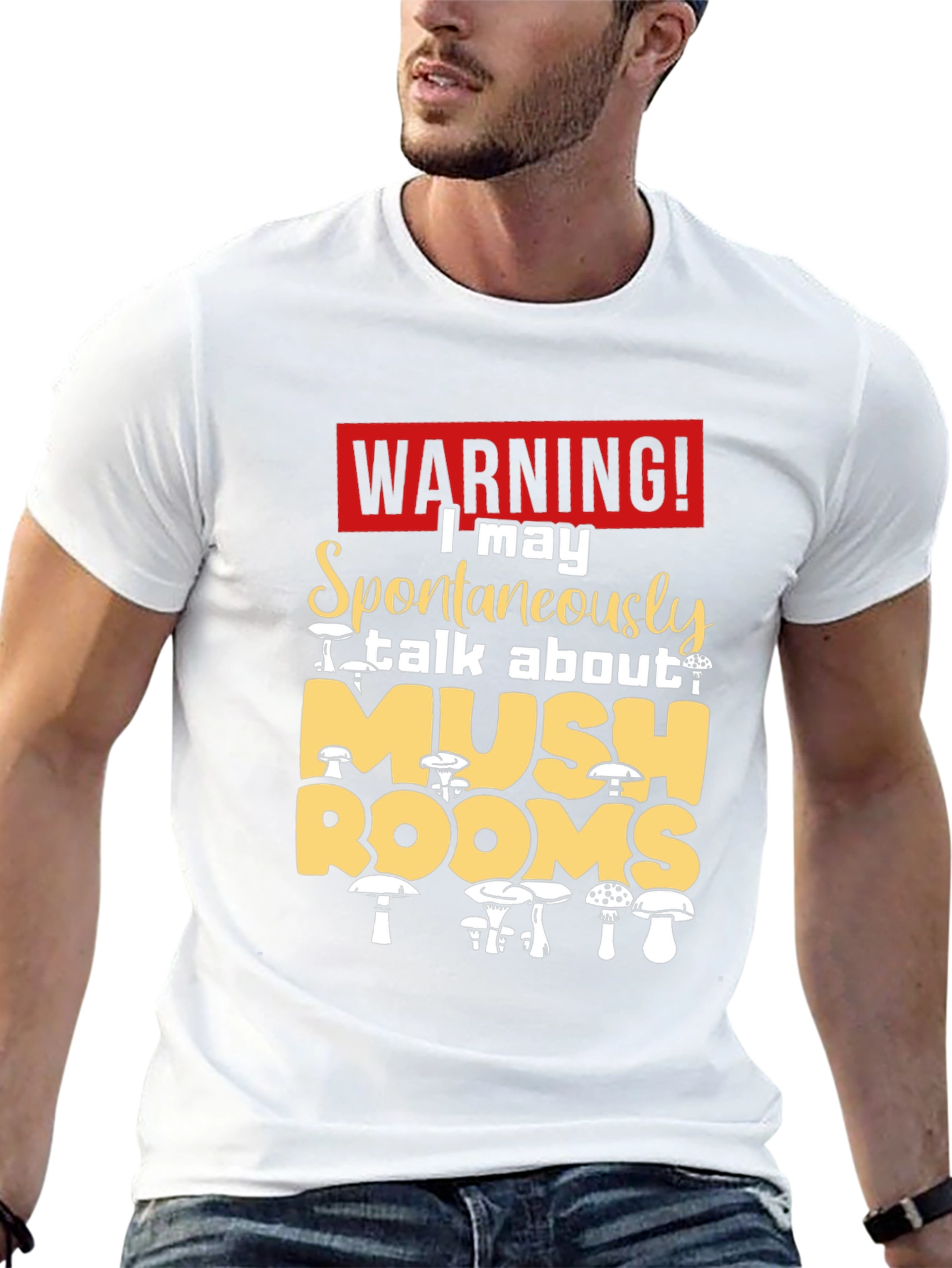 Mushroom Lovers Warning T-Shirt