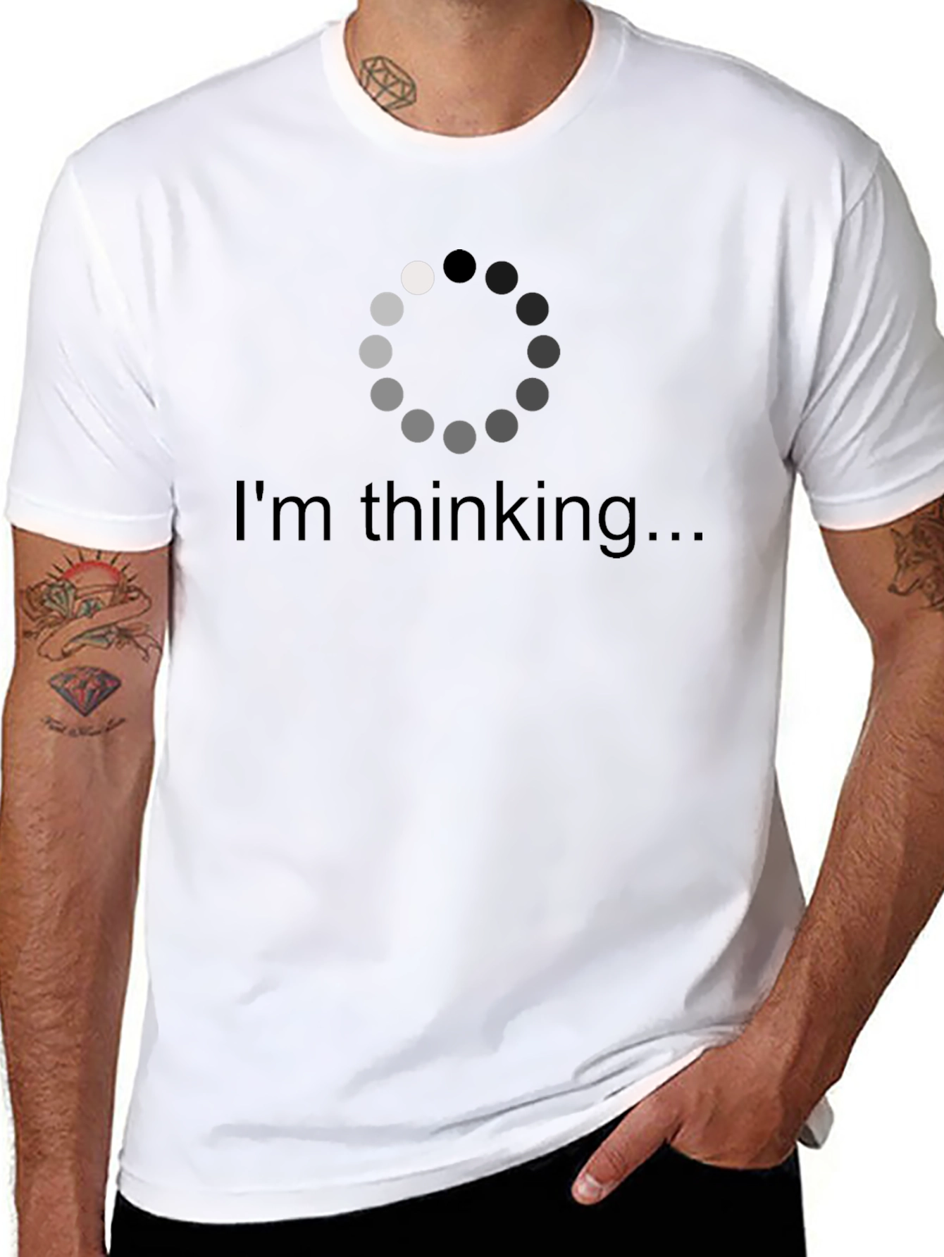 Im Thinking T-Shirt - Loading Brain Tee