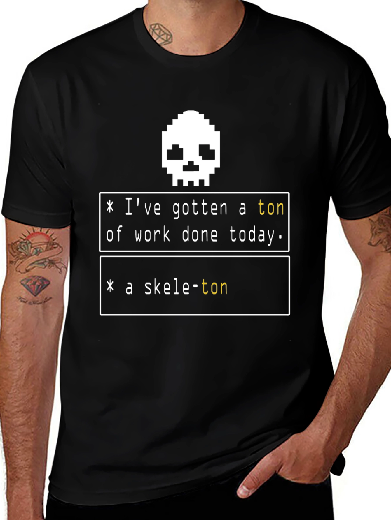 Skele-ton Pun Graphic Tee