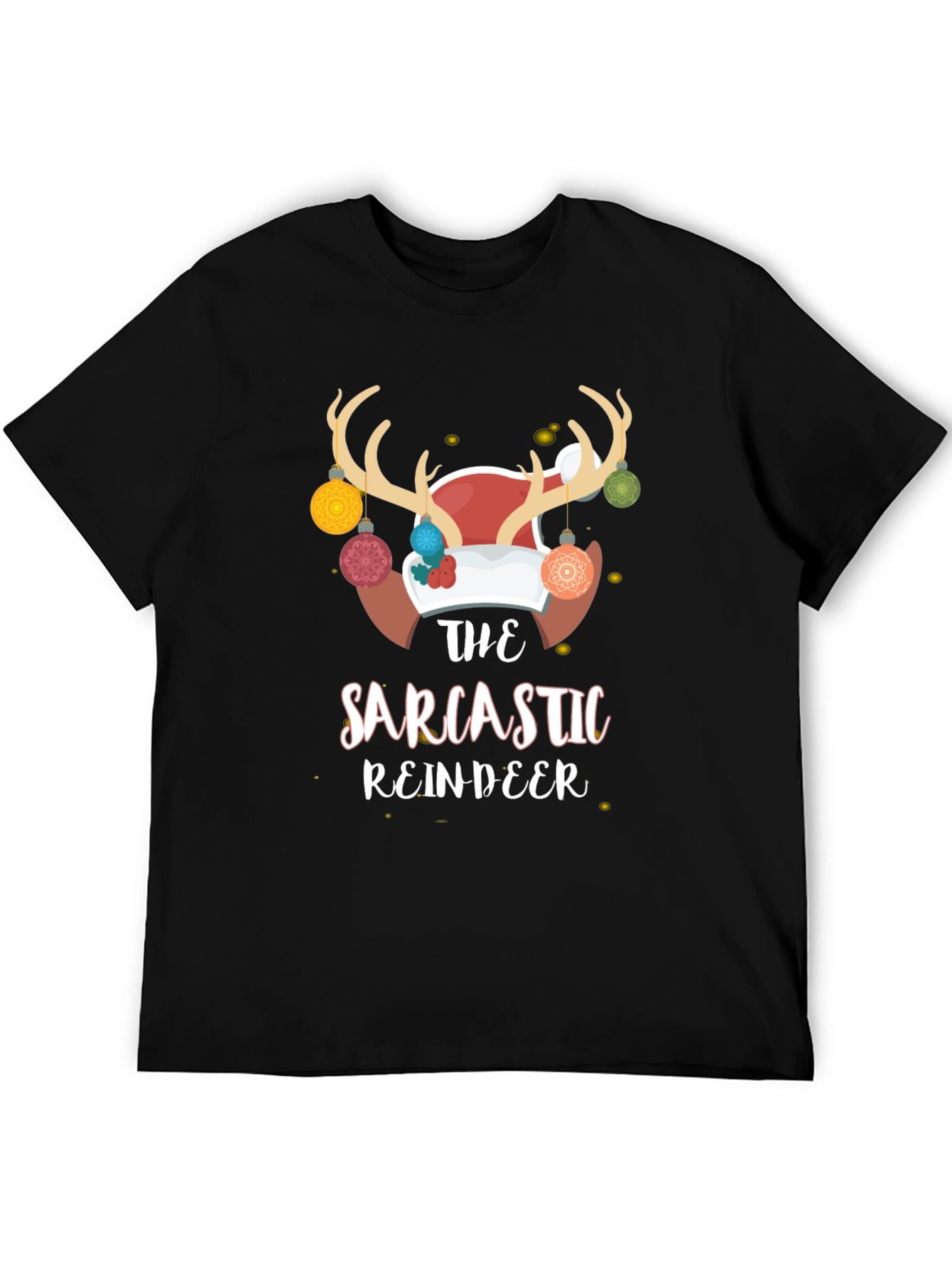 Sarcastic Reindeer Holiday T-Shirt
