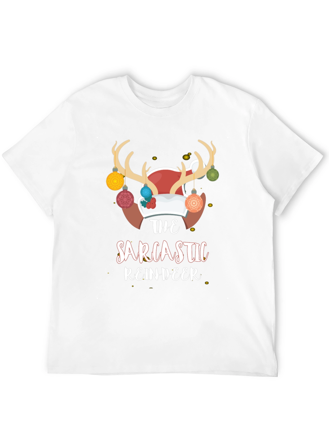 Sarcastic Reindeer Holiday T-Shirt