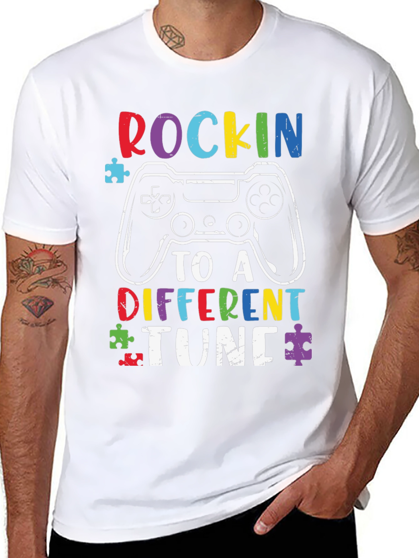 Autism Awareness Gaming T-Shirt