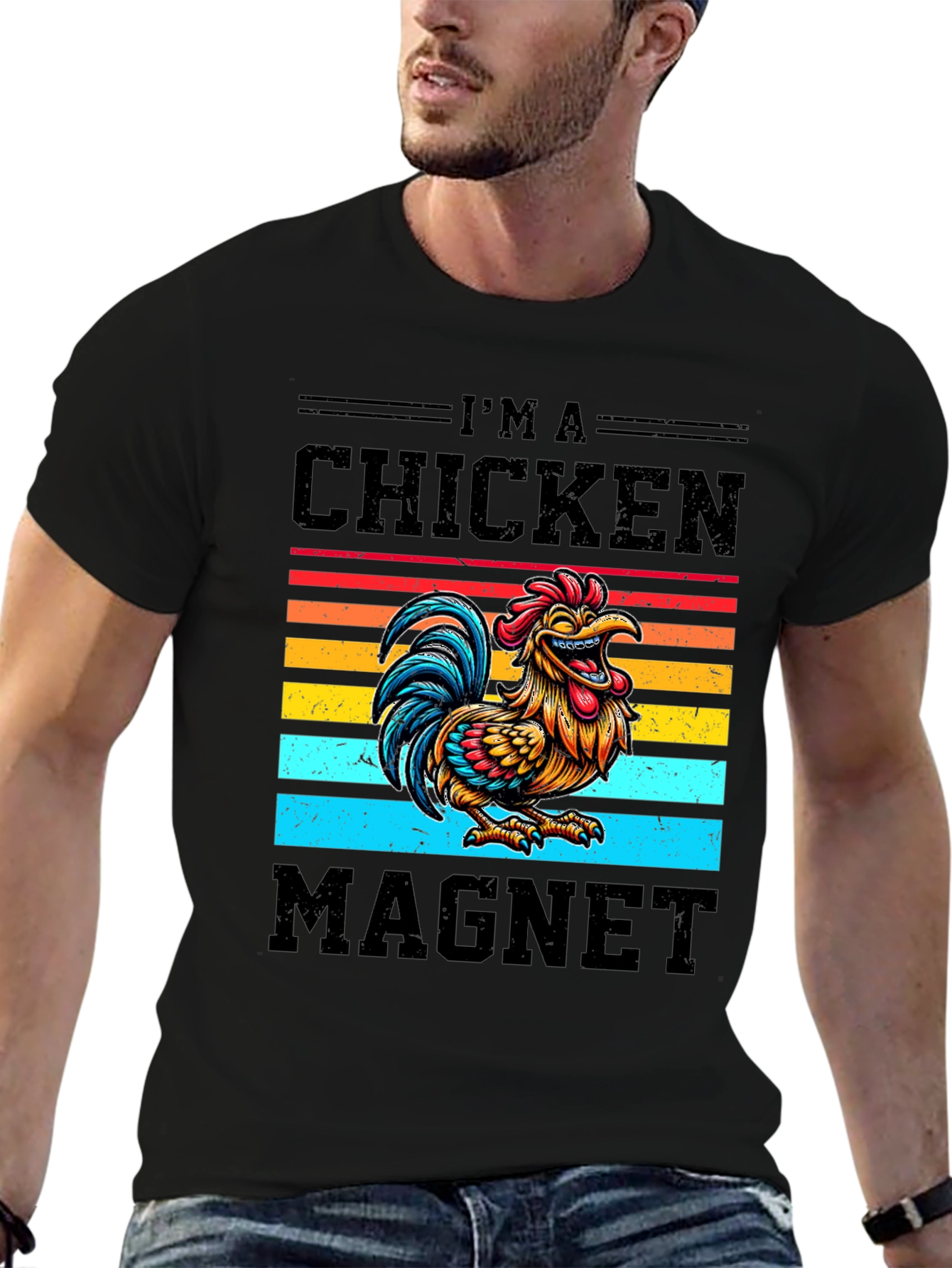 Chicken Magnet Graphic Tee