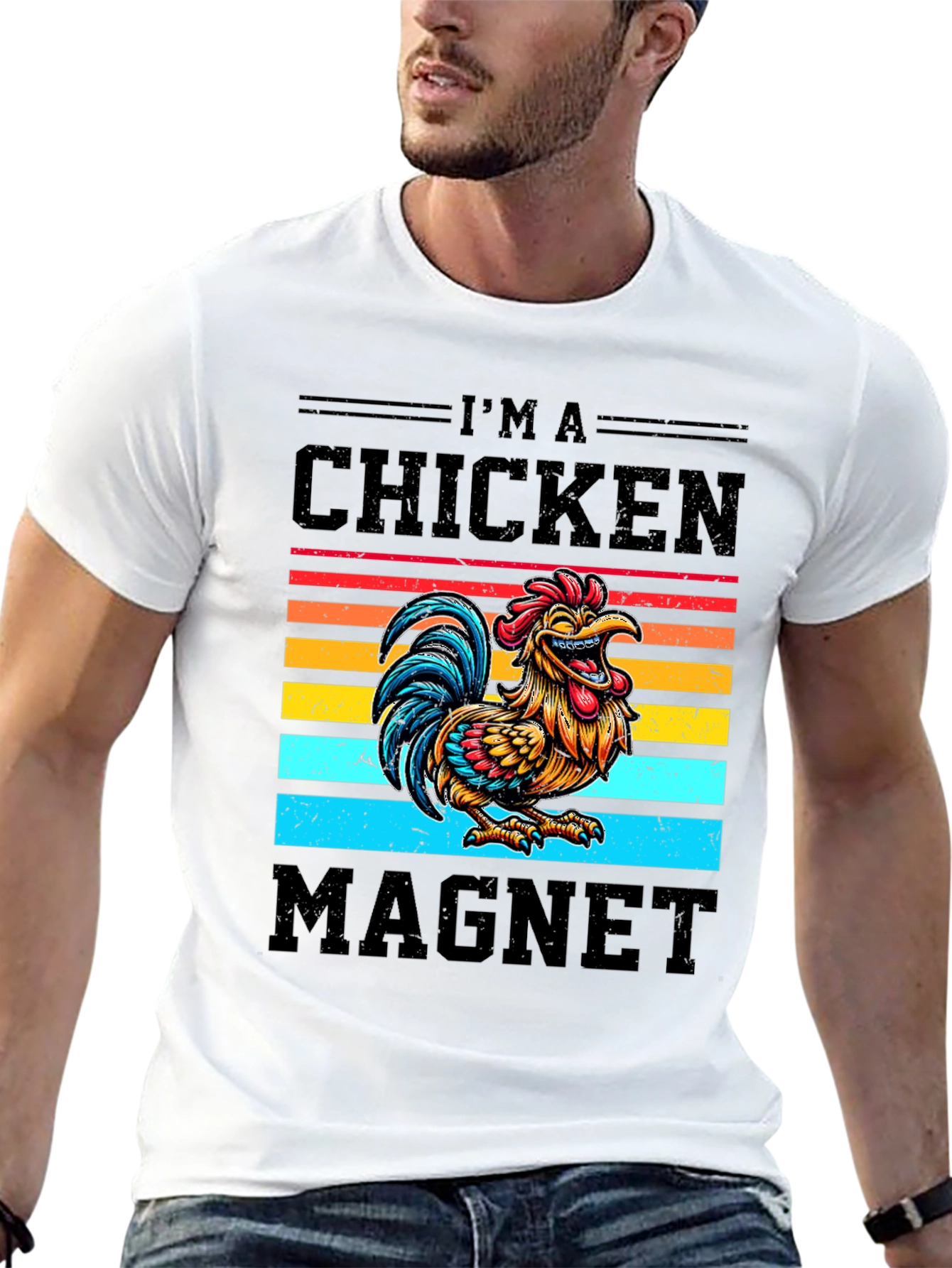 Chicken Magnet Graphic Tee