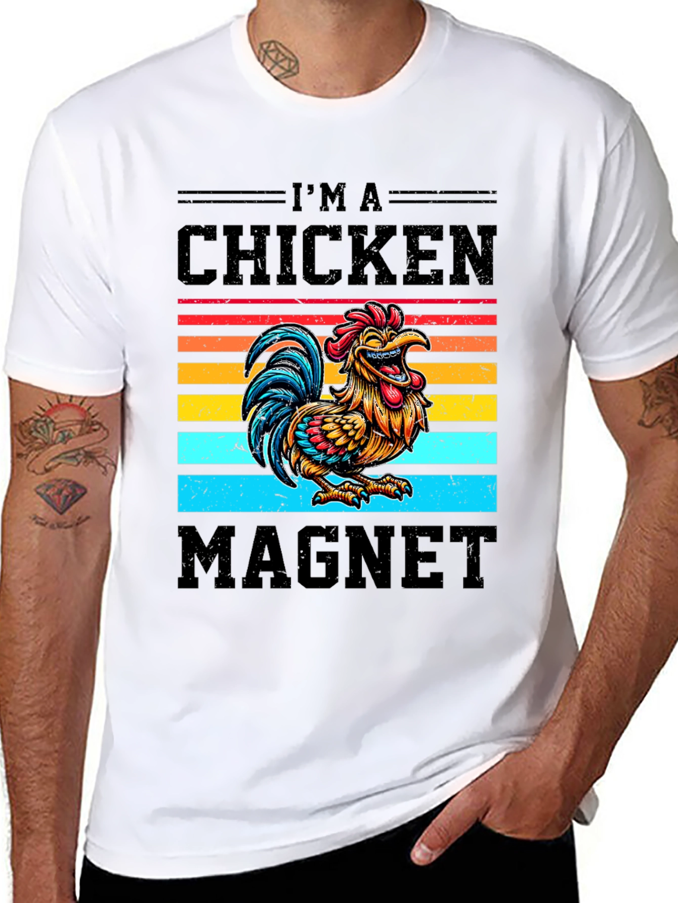 Chicken Magnet Graphic Tee