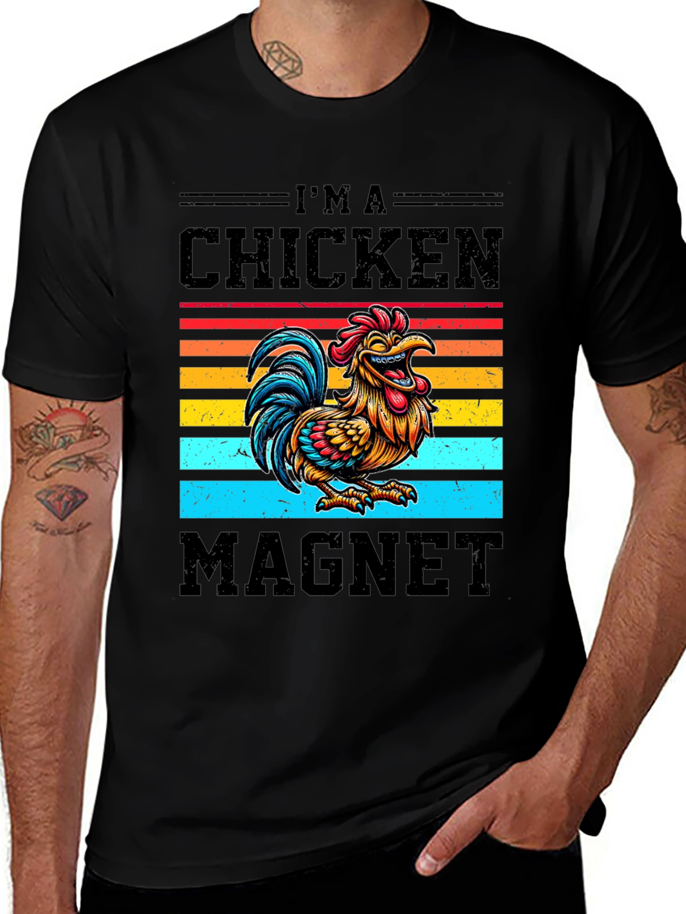 Chicken Magnet Graphic Tee