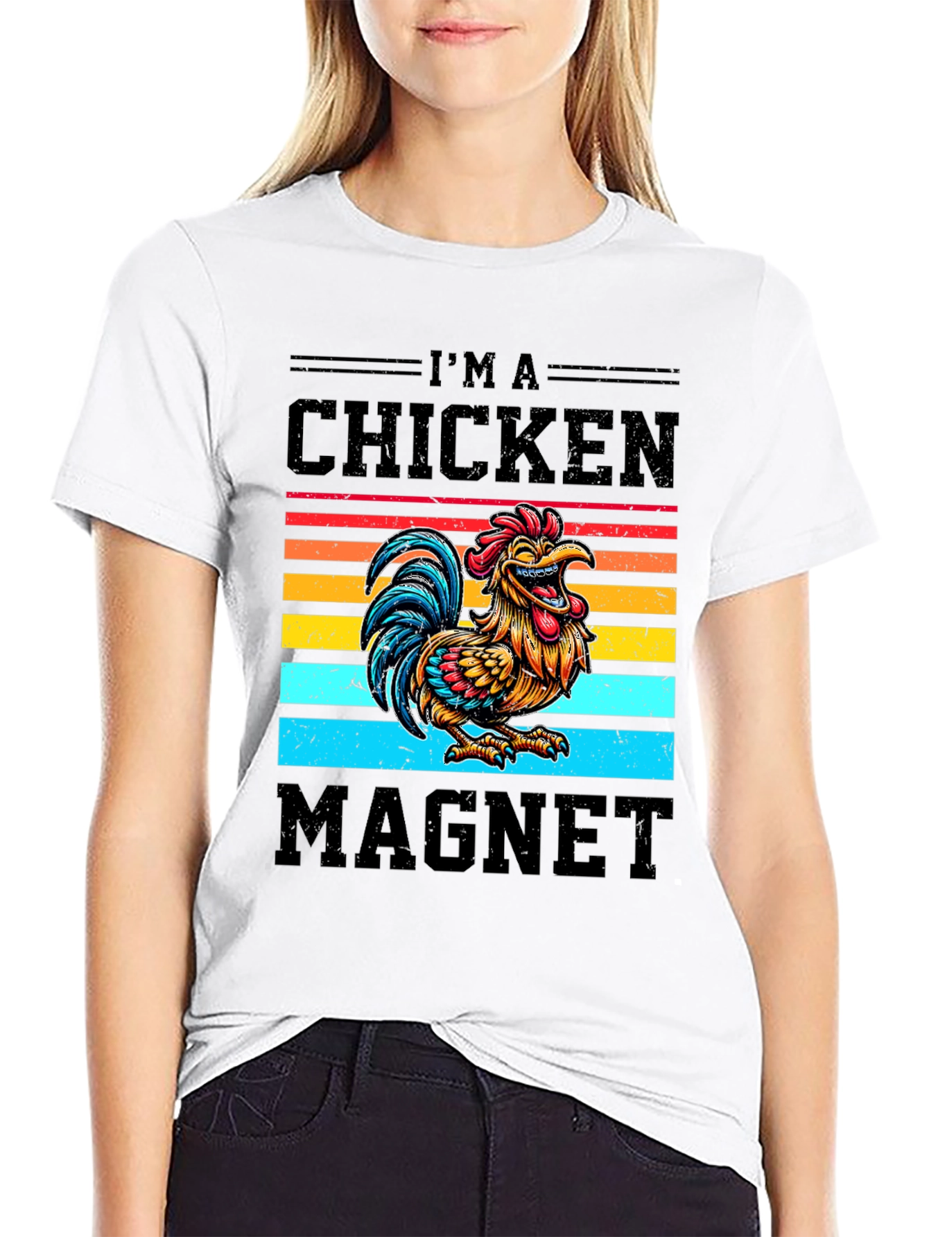 Chicken Magnet Graphic Tee