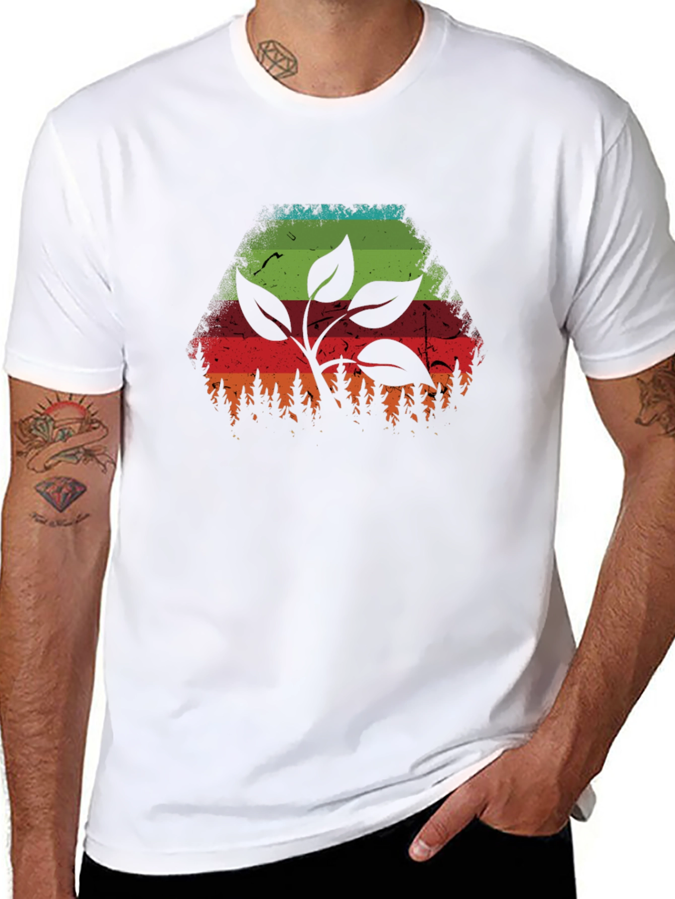 Nature-Inspired Graphic Tee