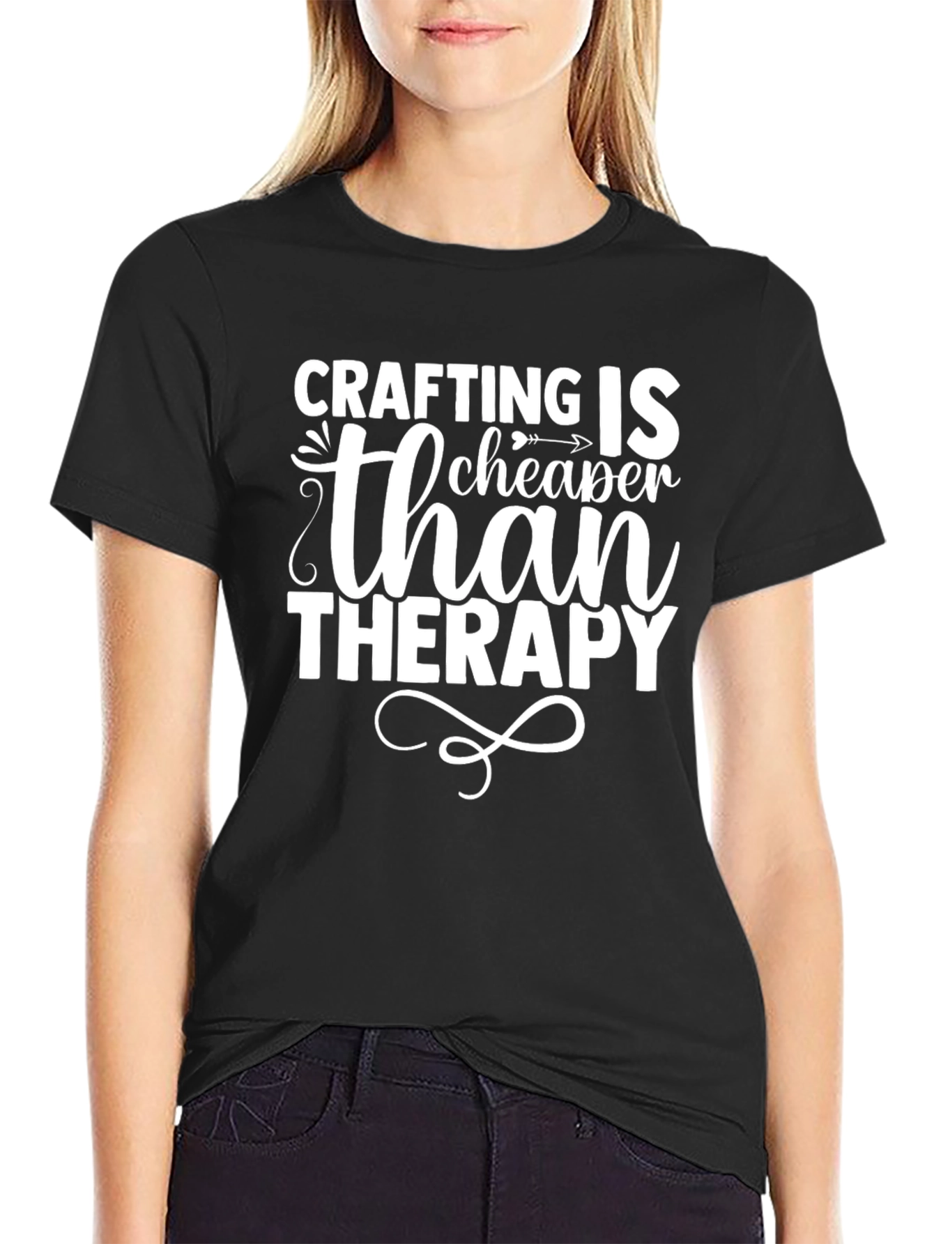 Crafting Is Cheaper Than Therapy T-Shirt